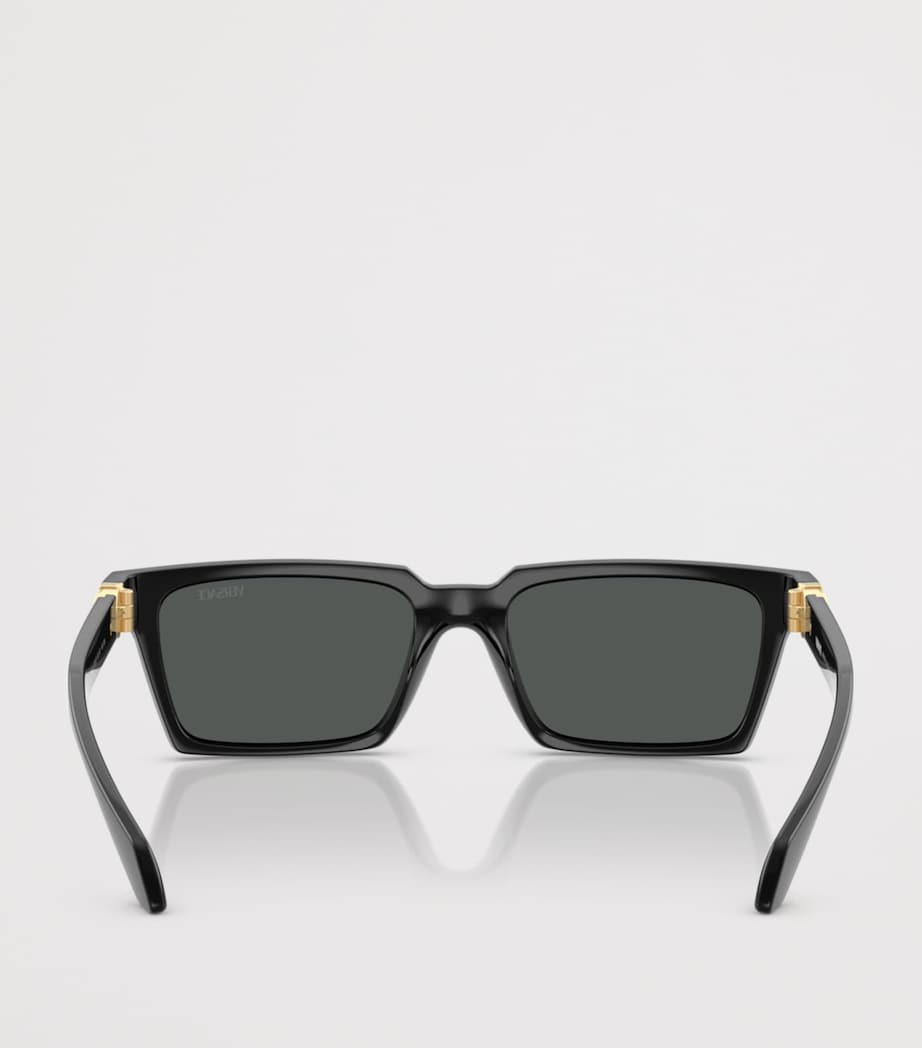 Versace Acetate Rectangular Sunglasses Image 4