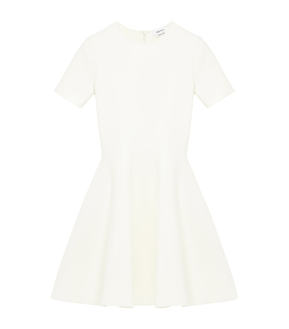 McQueen Womens Short-Sleeve Mini Dress Image 1
