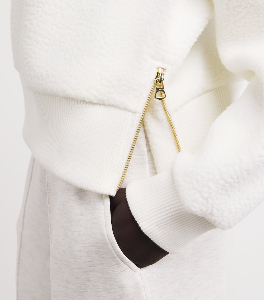 Fleece Mumford Half-Zip Sweatshirt CREAM Image 6