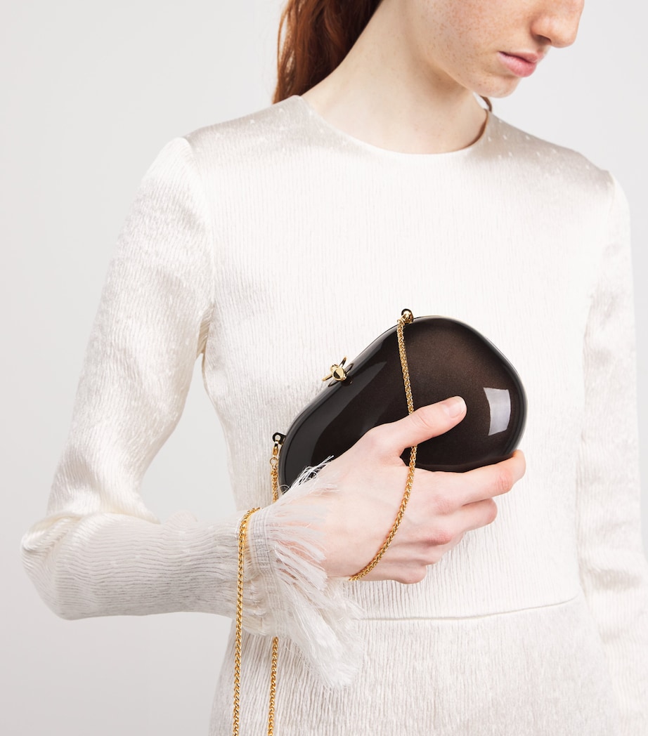 Elina Clutch Bag DEEP BROWN Image 2