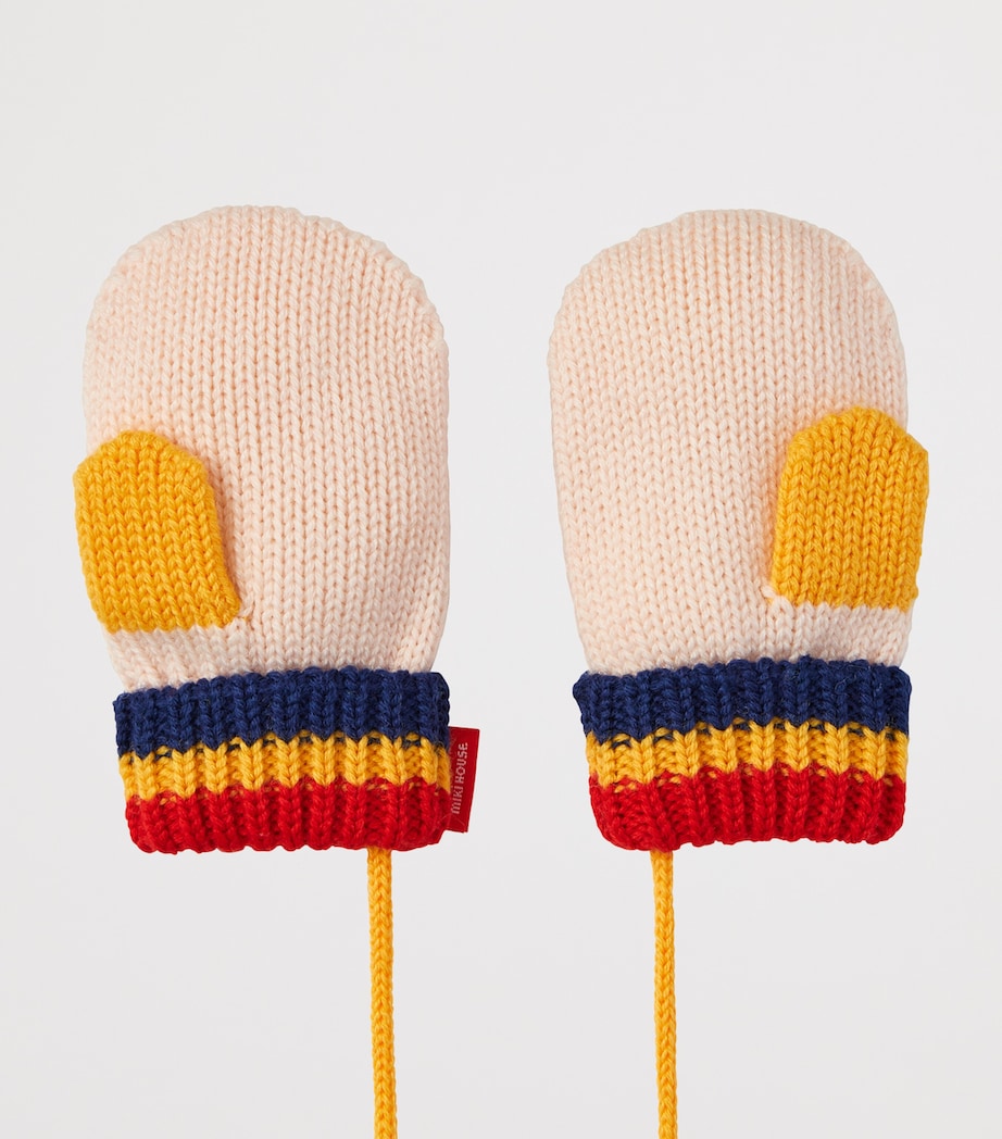 Wool-Blend Initials Mittens 87 Image 2