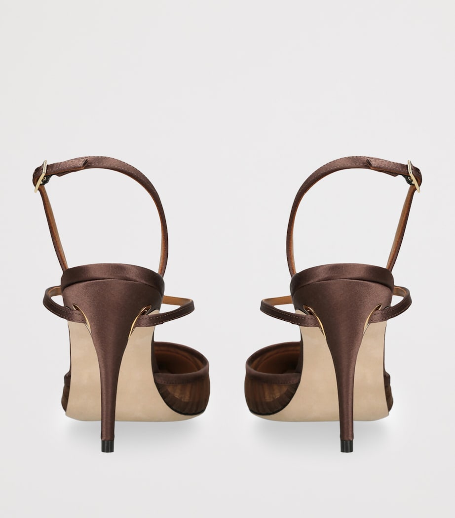 Vittorio Slingback Pumps 85 DARK BROWN Image 2