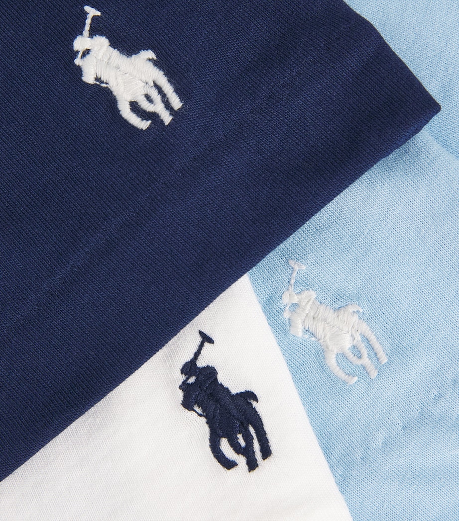 Polo Ralph Lauren Mens Cotton Classic T-Shirts (Set of 3) Paper Wht/navy/off B Image 6