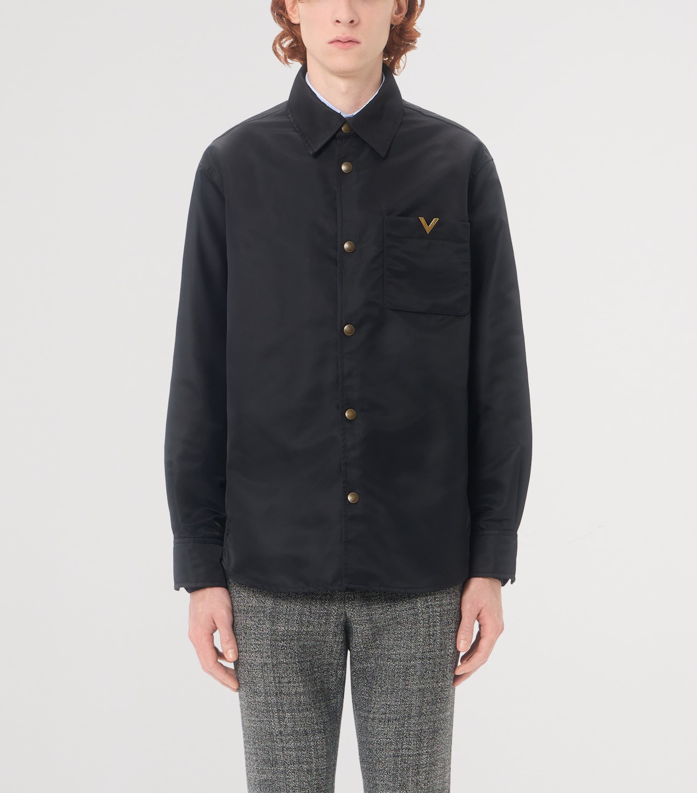 Valentino Garavani Mens Technical VGold Overshirt Image 2