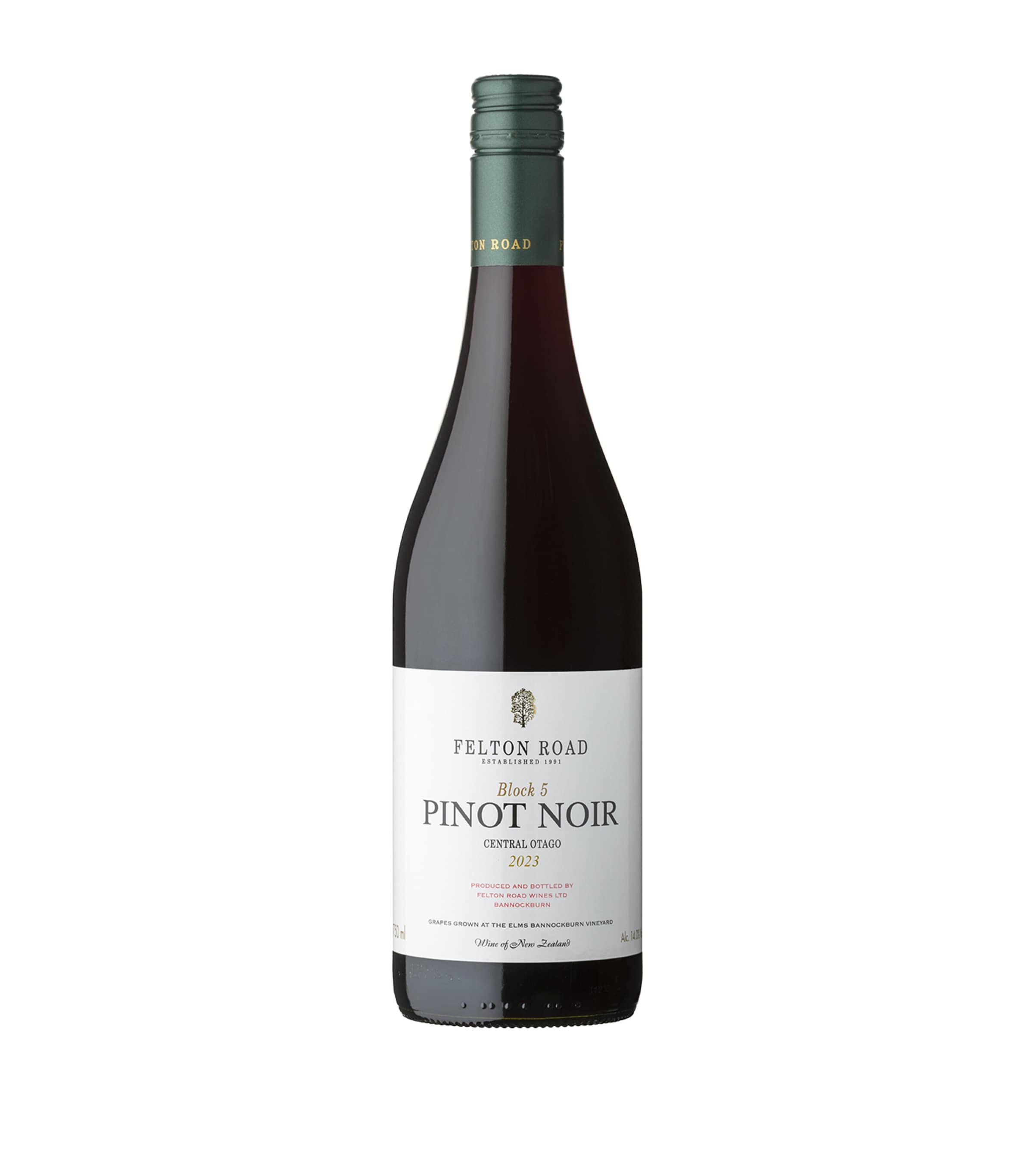 Felton Road Block 5 Pinot Noir 2023 (75cl) - Central Otago, New Zealand | Wine & Spirits | Wine | Red Wine | Food | Free From
