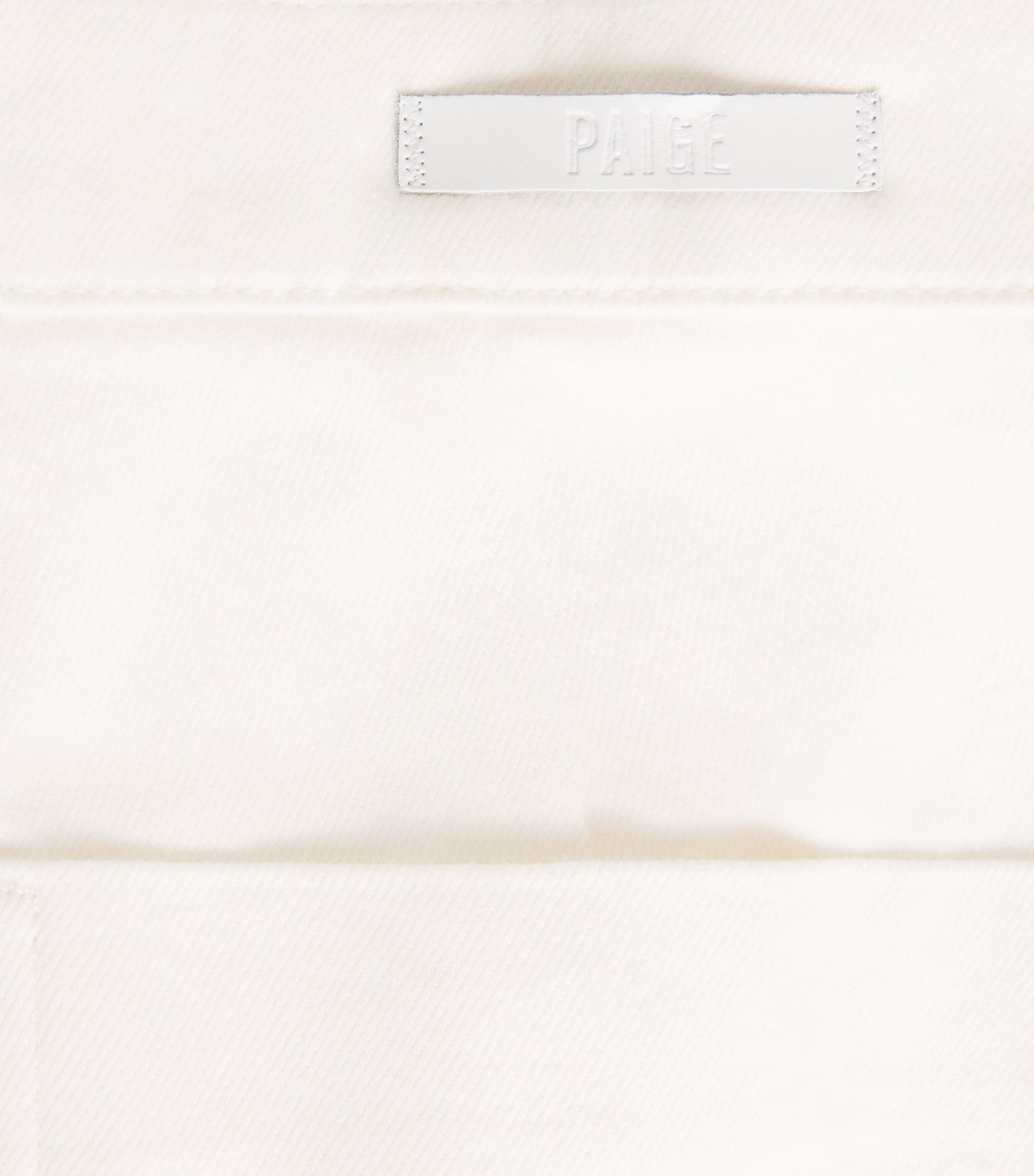 PAIGE Womens Stevie Bootcut Jeans Tonal Ecru Image 6
