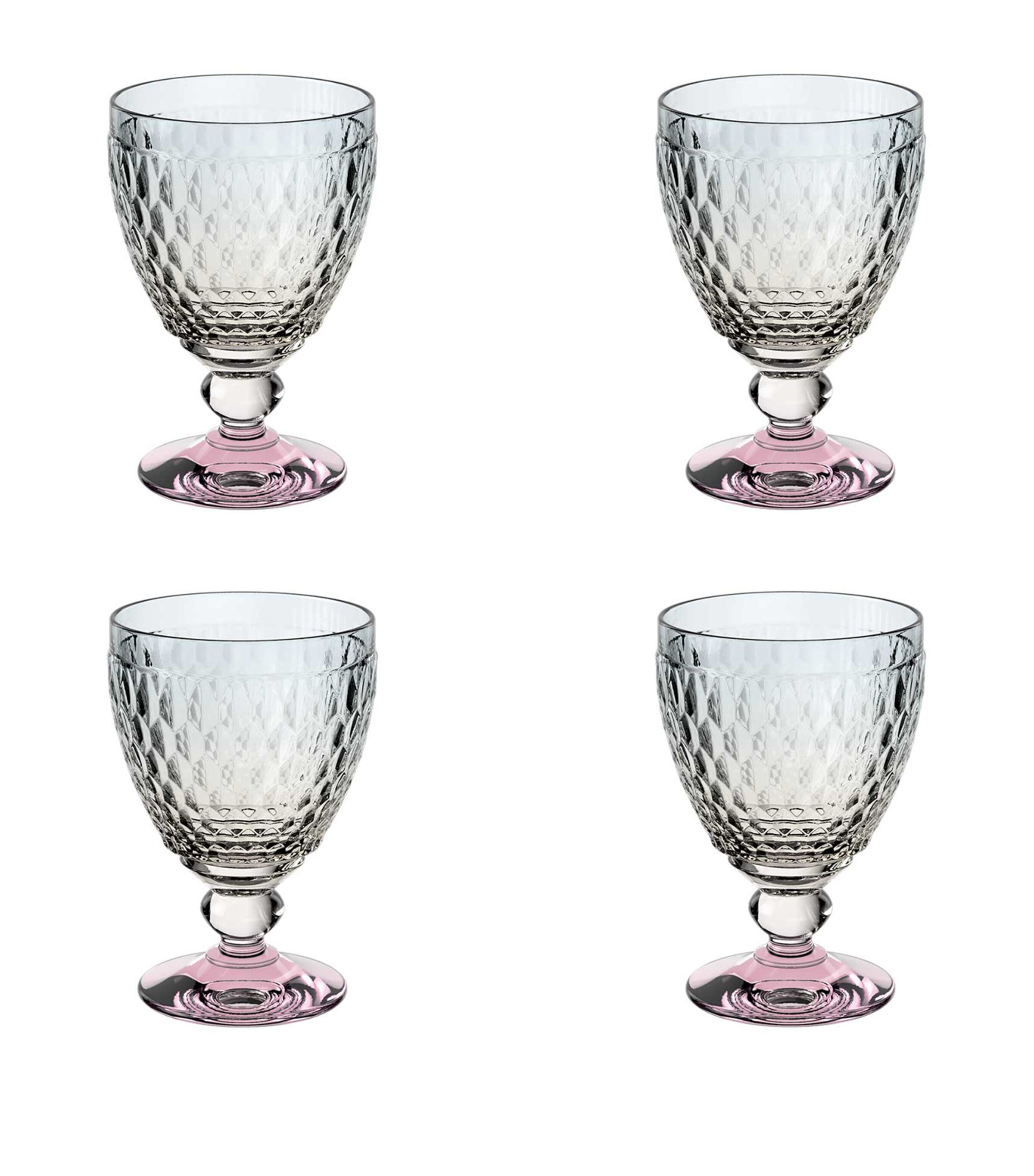 Villeroy & Boch Set of 4 Boston Pearl Water Goblets (250ml) Image 1