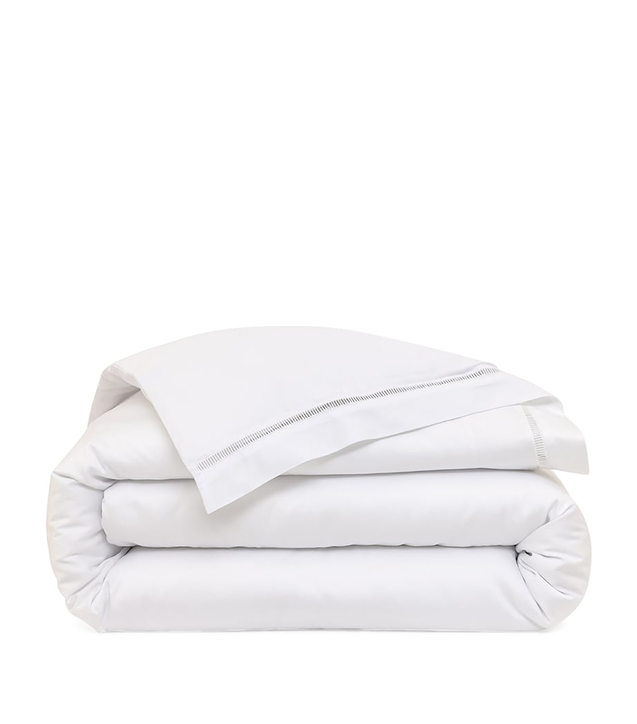 Yves Delorme Colisée Blanc Super King Duvet Cover (220cm x 260cm) Blanc Image 1