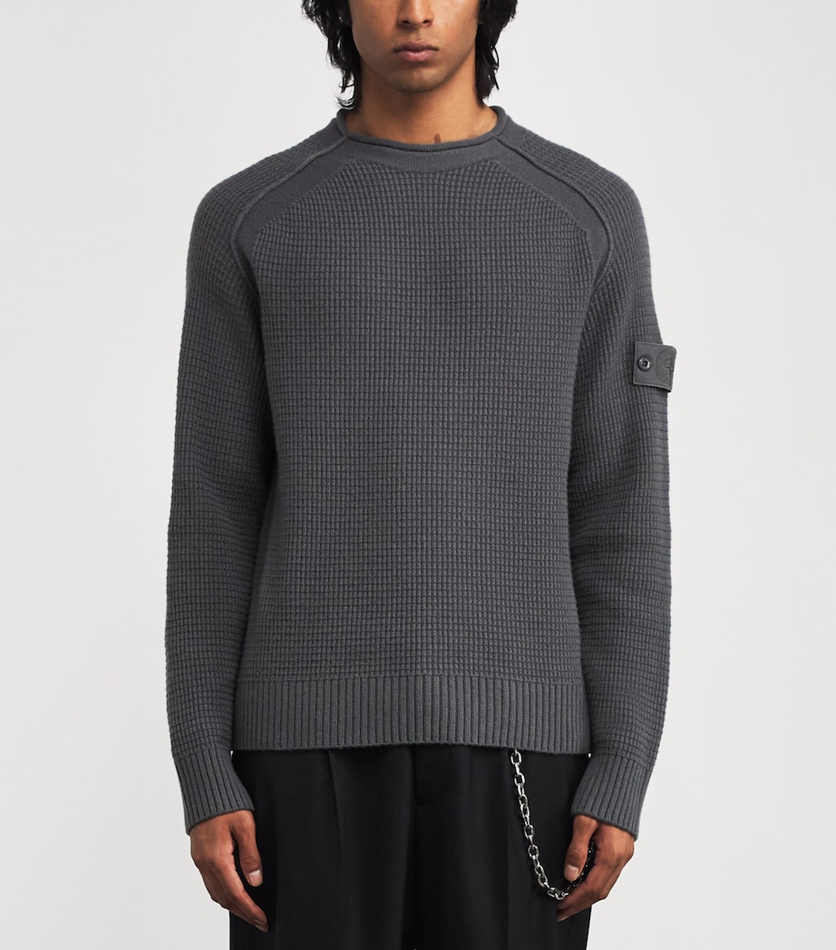 GHOST PIECE Virgin Wool Sweater V0067 Image 3