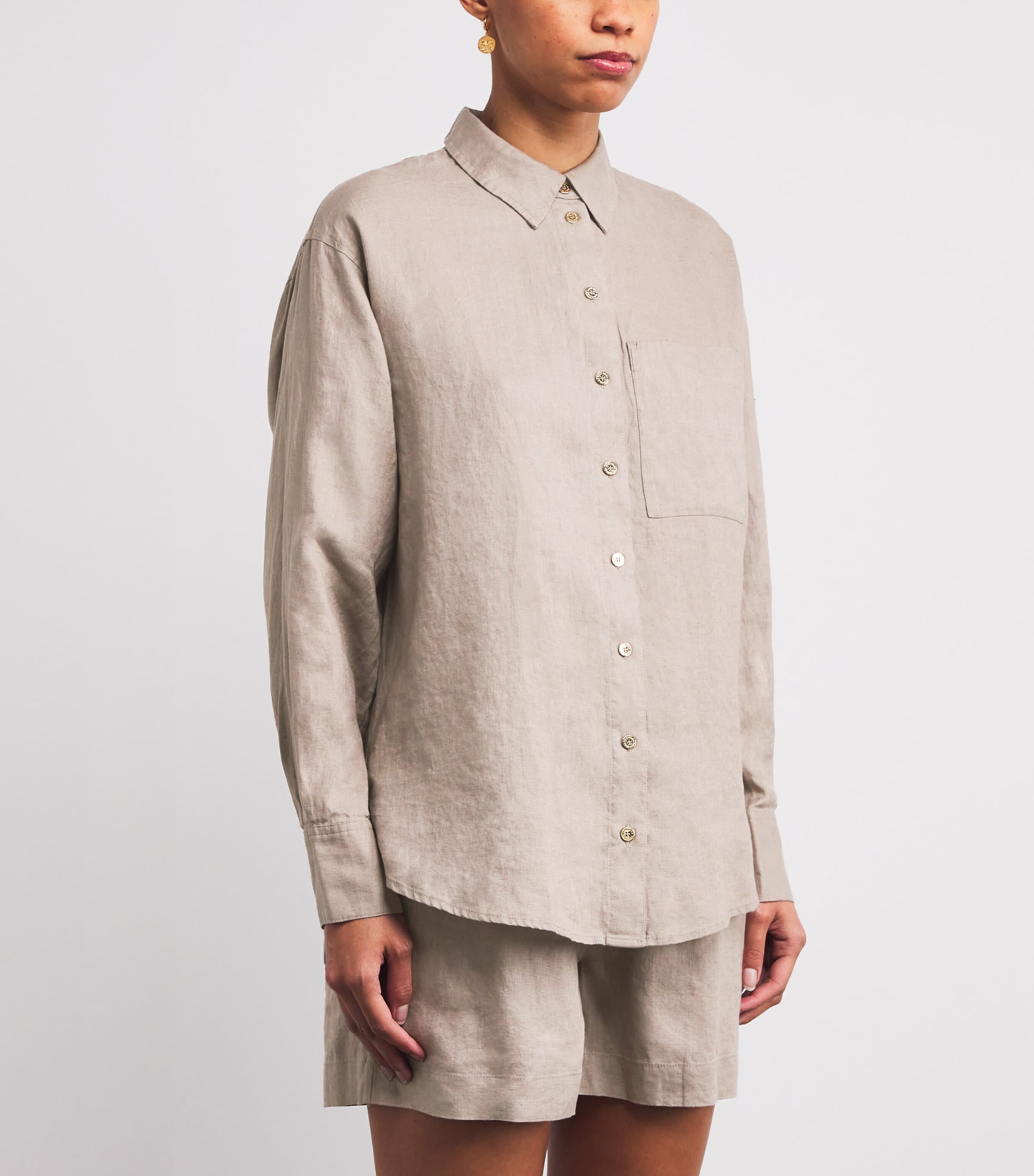 Linen Zakynthos Beach Shirt TAU-TAU/LINEN Image 3