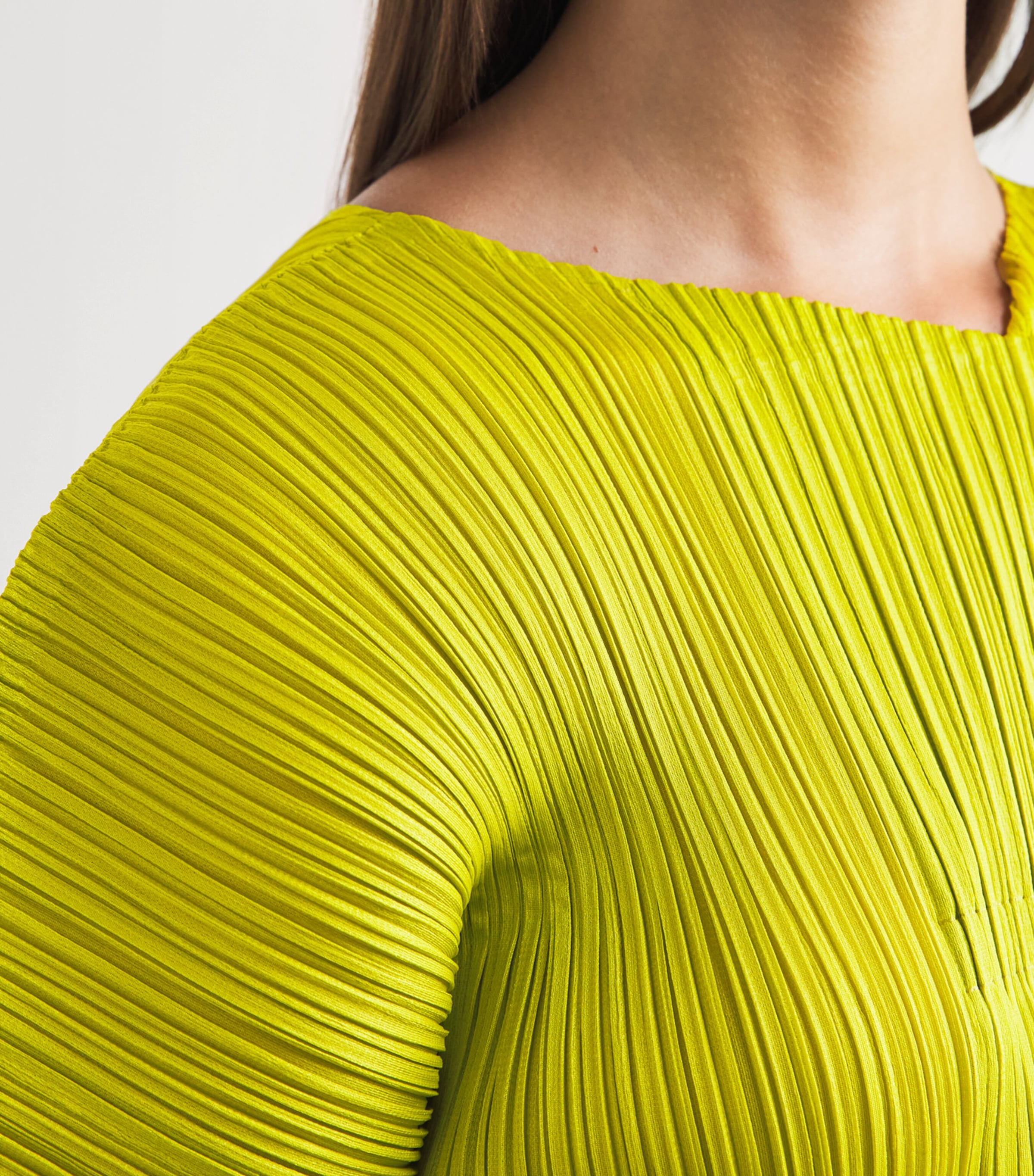 Pleats Please Issey Miyake Green Monthly Colors June Top | Harrods US