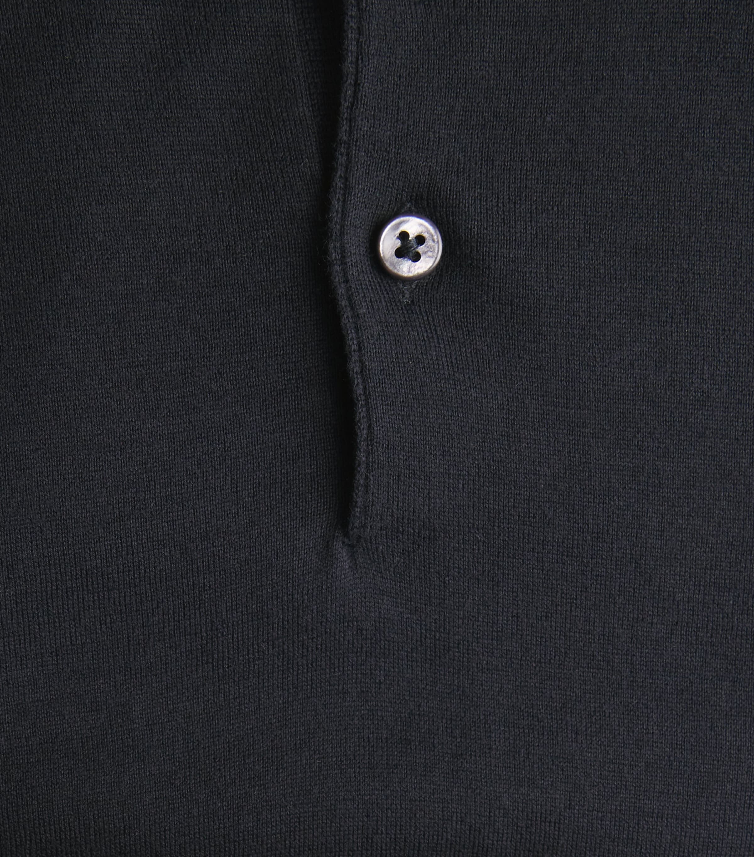 Cotton-Cashmere Polo Shirt E.19-NAVY Image 5