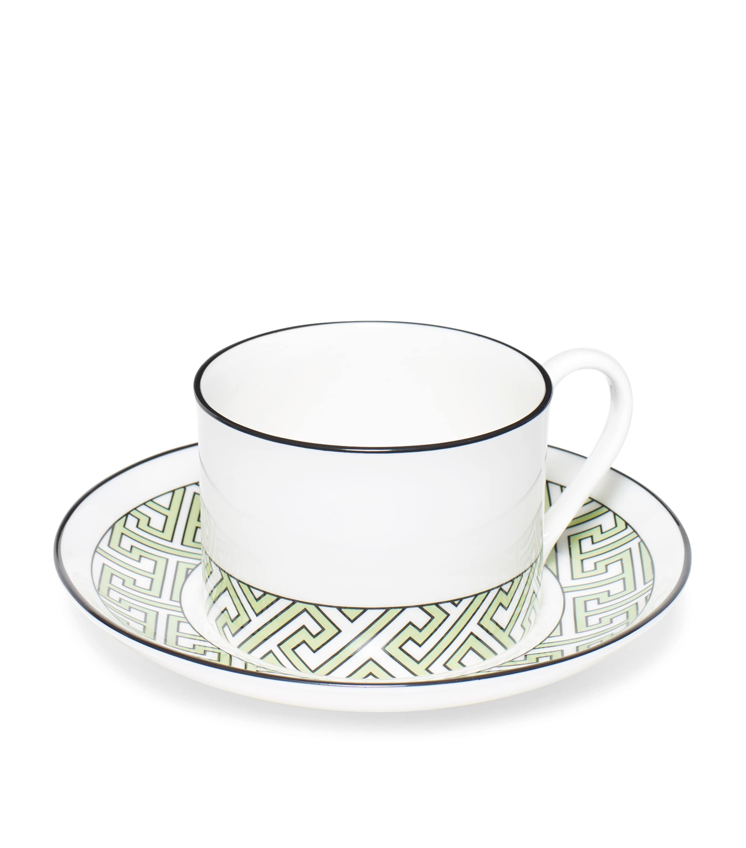 O.W.London Maze Teacup And Saucer | Dining | Tableware | Tea Cups & Saucers | Designers | O.W. London