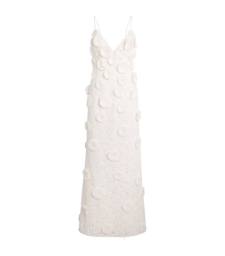 Simkhai Womens Flora Maven Gown White Image 1