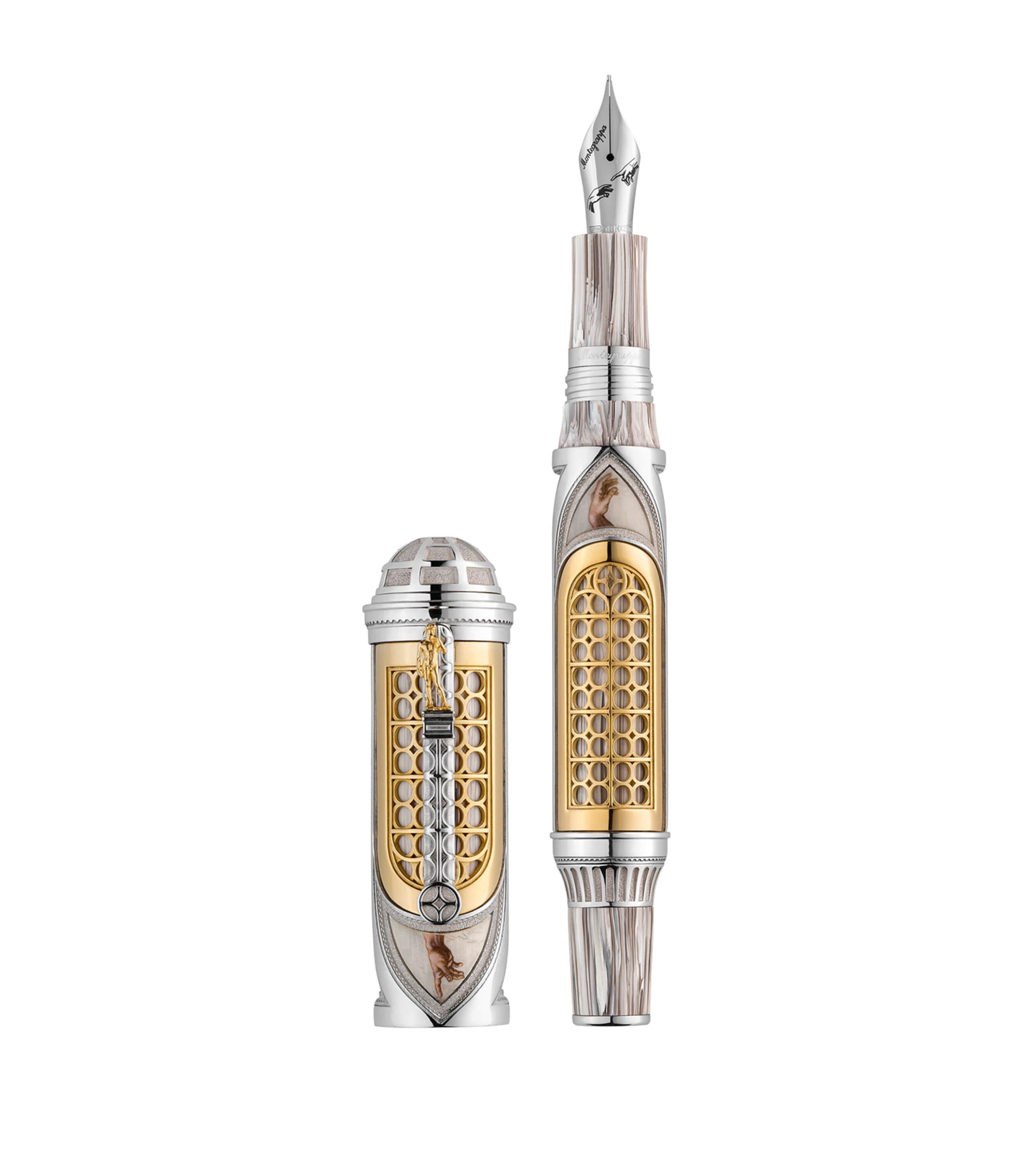 Yellow Gold Michelangelo Fountain Pen MULTI Image 1