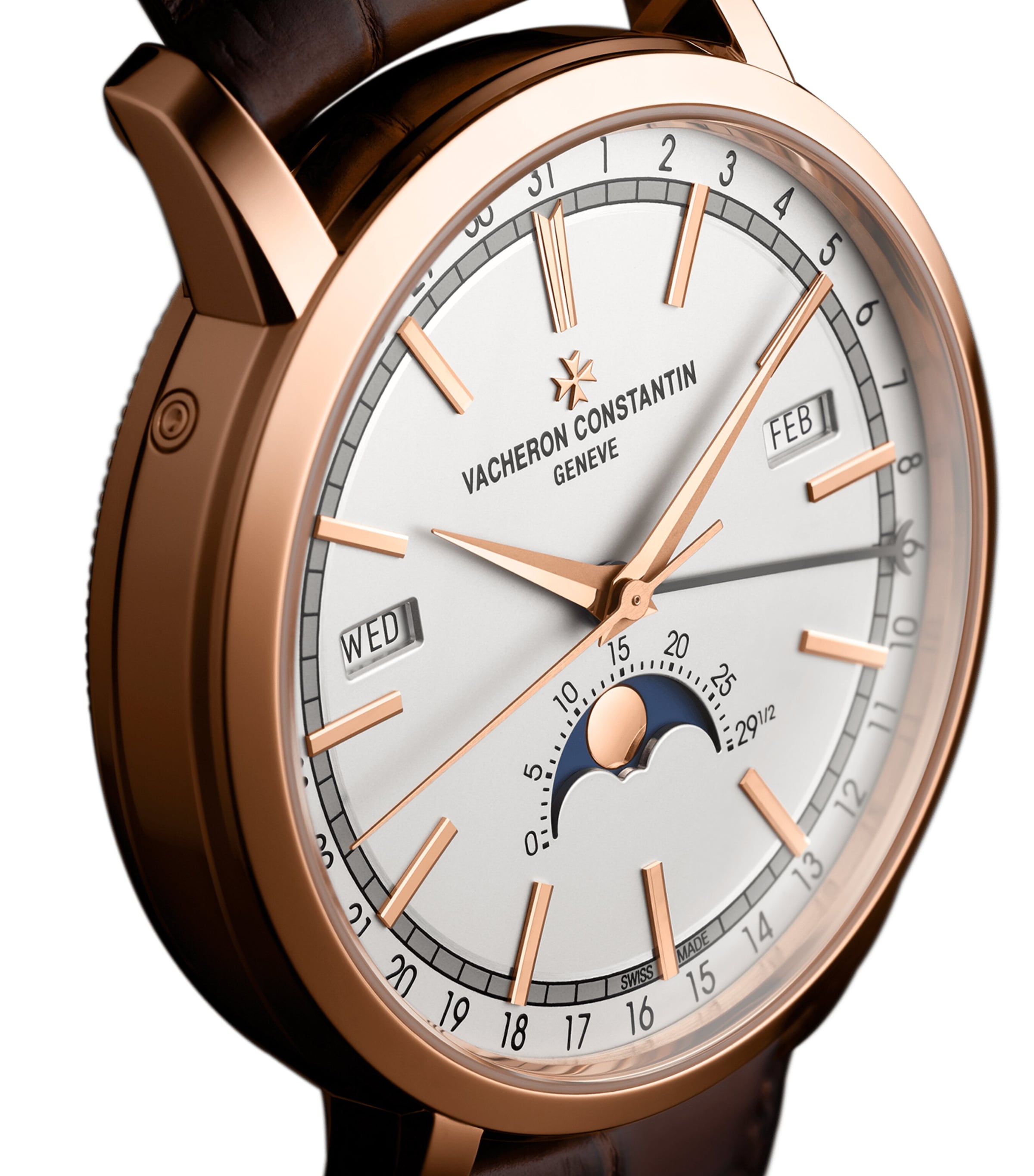 Rose Gold Traditionnelle Complete Calendar Watch 41mm RED GOLD Image 3