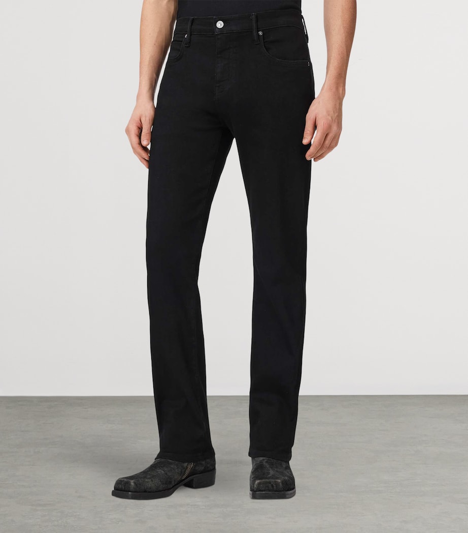 AllSaints Mens Sid Ultra Skinny Jeans Jet Black Image 3