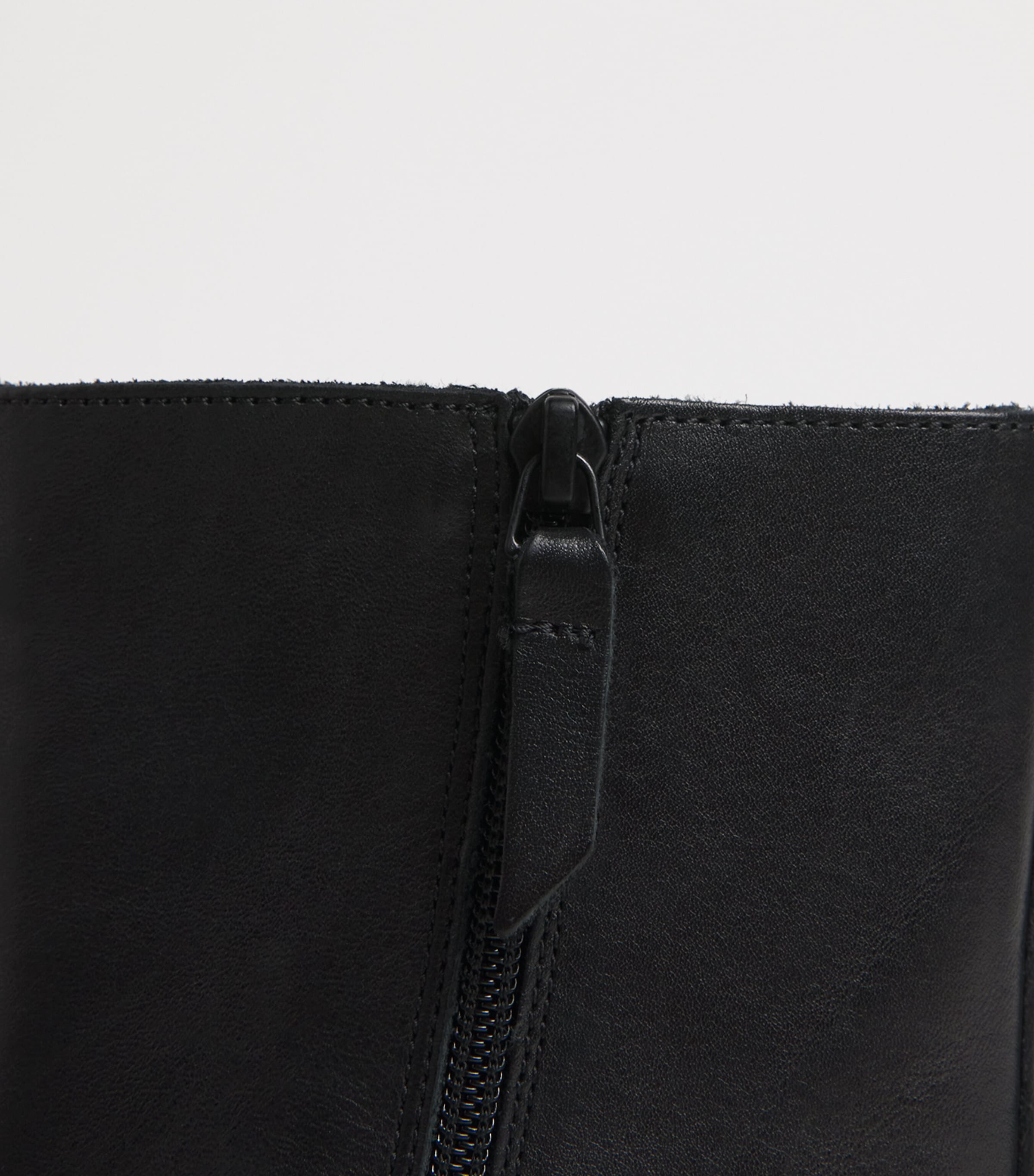 Our Legacy Leather Camion Ankle Boots Black Image 7