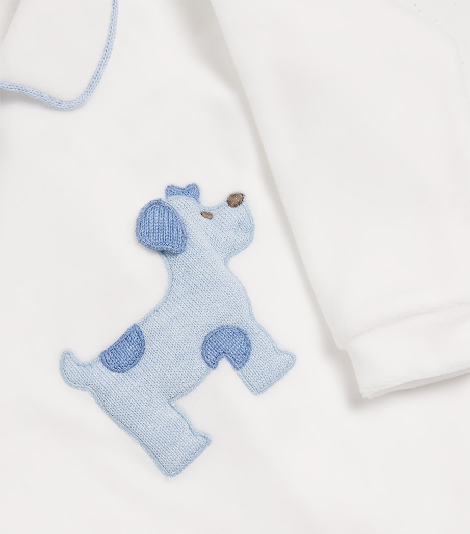 Cotton-Blend Dog Top and Trousers Set (1-24 Months) PANNA Image 4