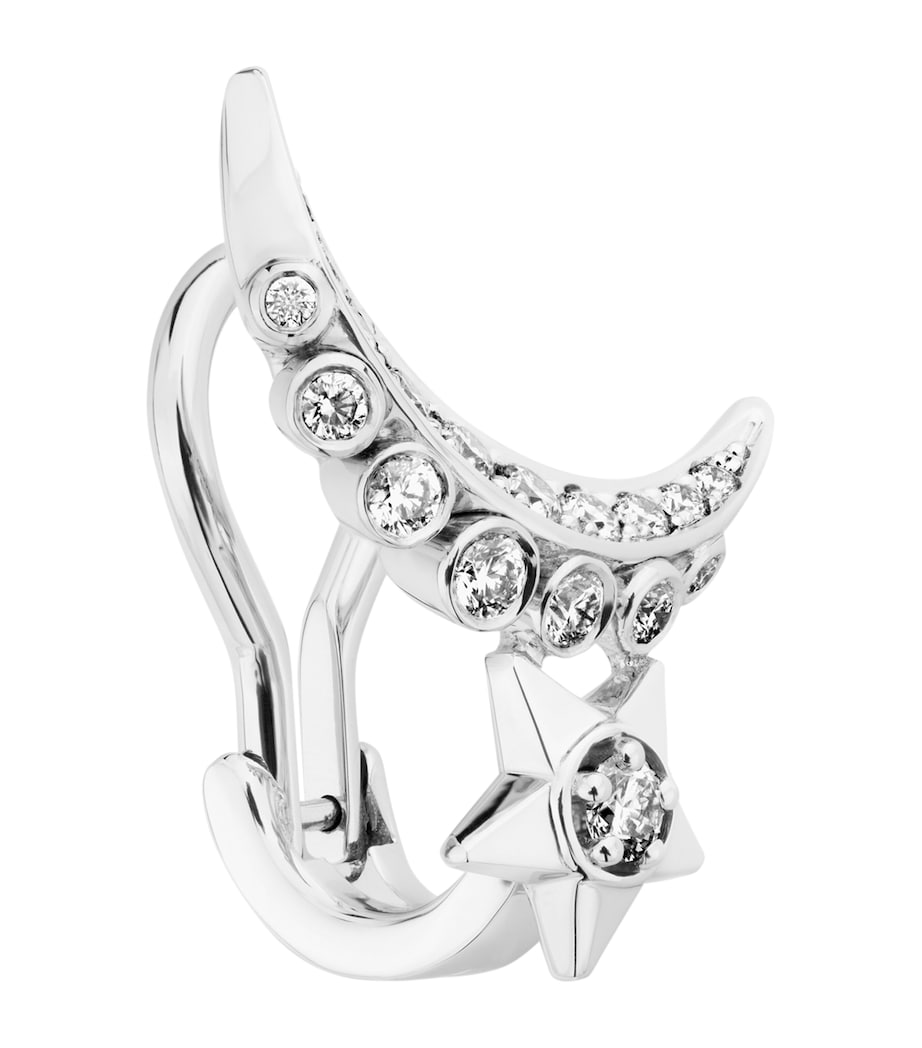 Comète Lune Single Earring SILVER Image 3