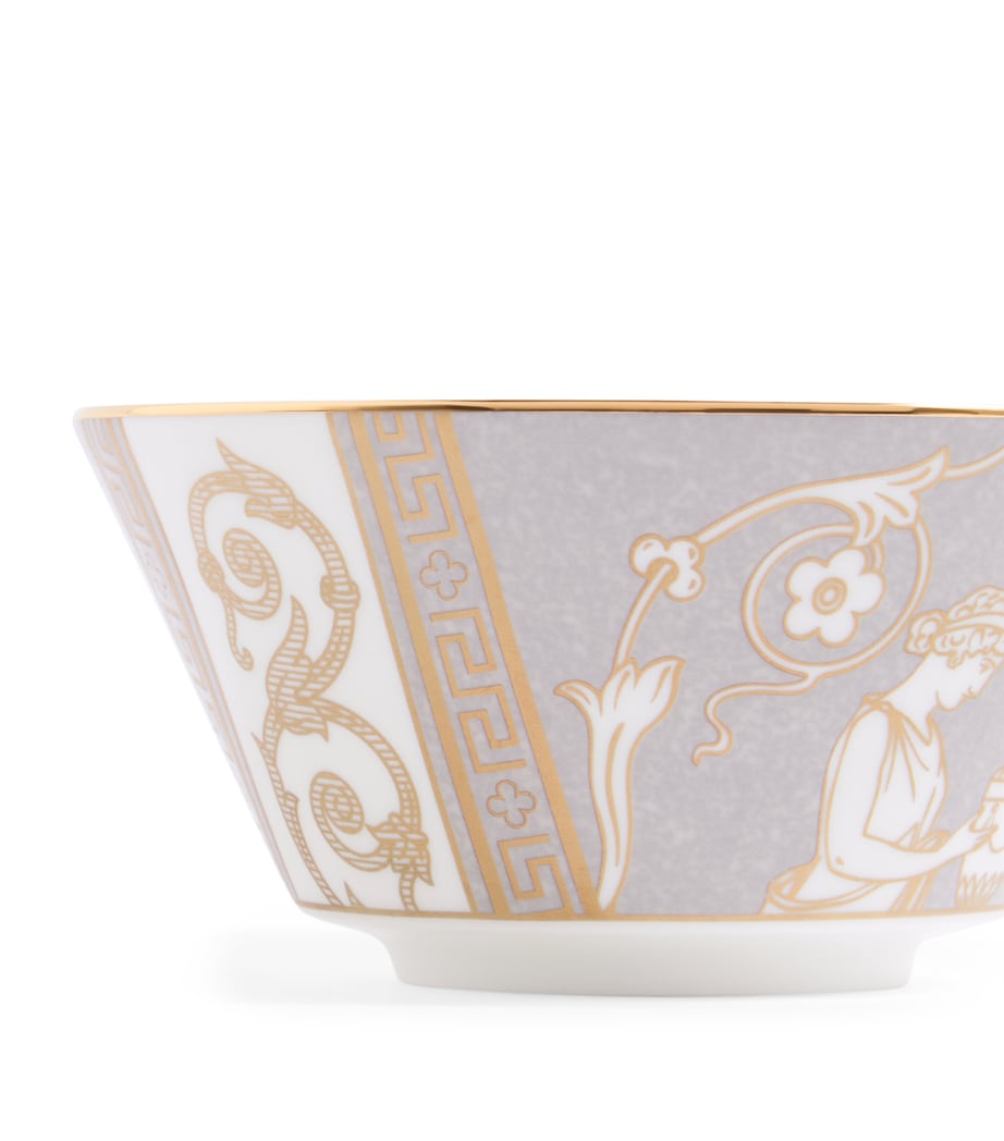 Bone China Renaissance Rice Bowl (11cm) GREY Image 3
