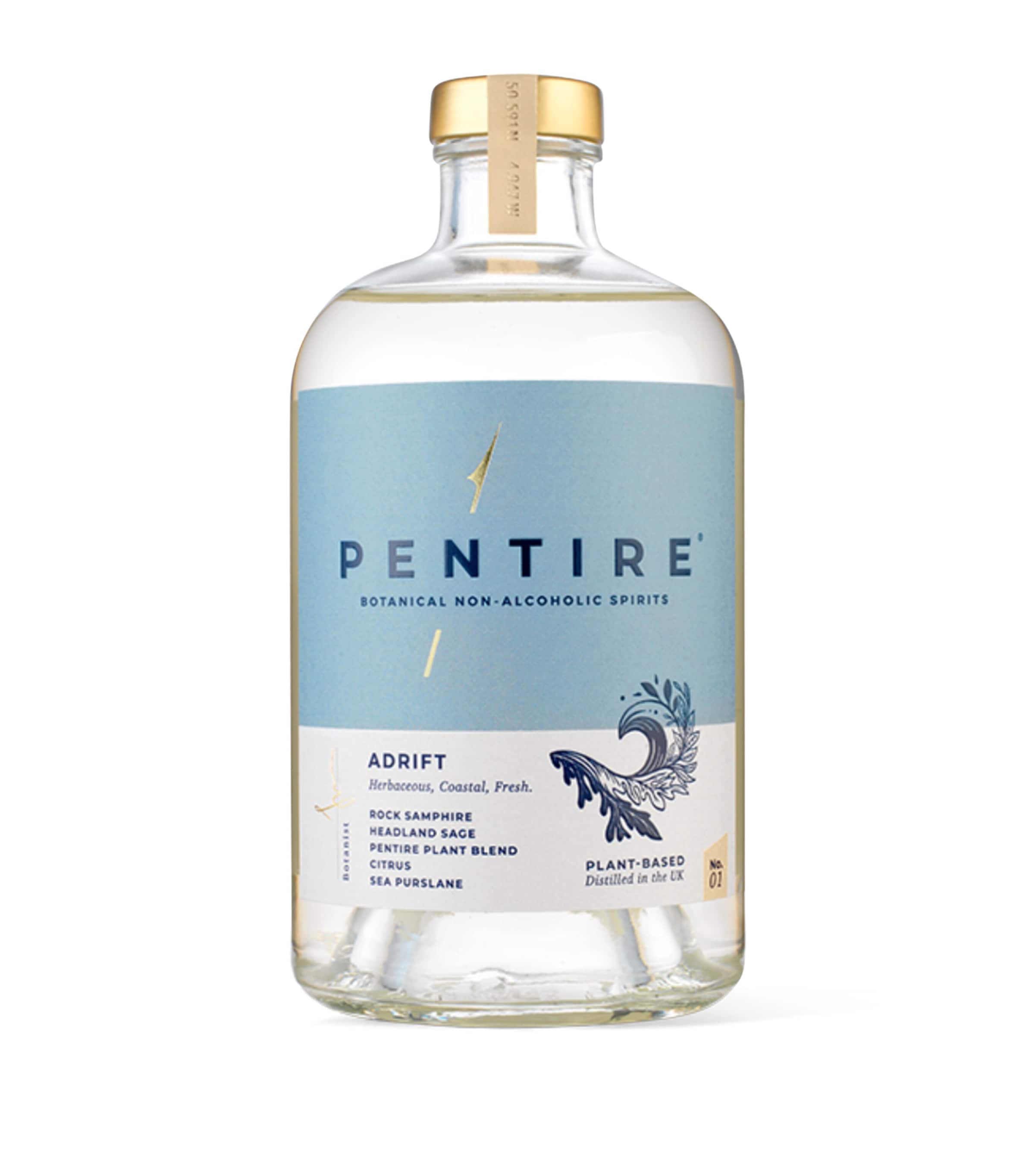 Pentire Non-Alcoholic Adrift Botanical Spirit (70cl) | Food & Wine New In | Wine & Spirits | Spirits | Gin