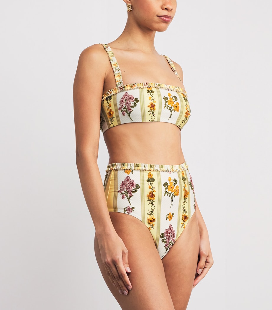 Embroidered Olmo Cordillera Bikini Top MULTICOLOR Image 2