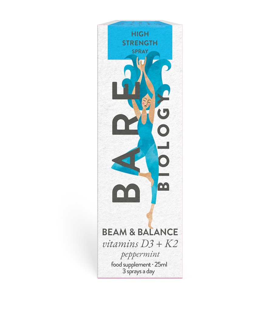 Bare Biology Beam & Balance, Vitamin D3 + K2 Peppermint Spray (25ml) Image 2