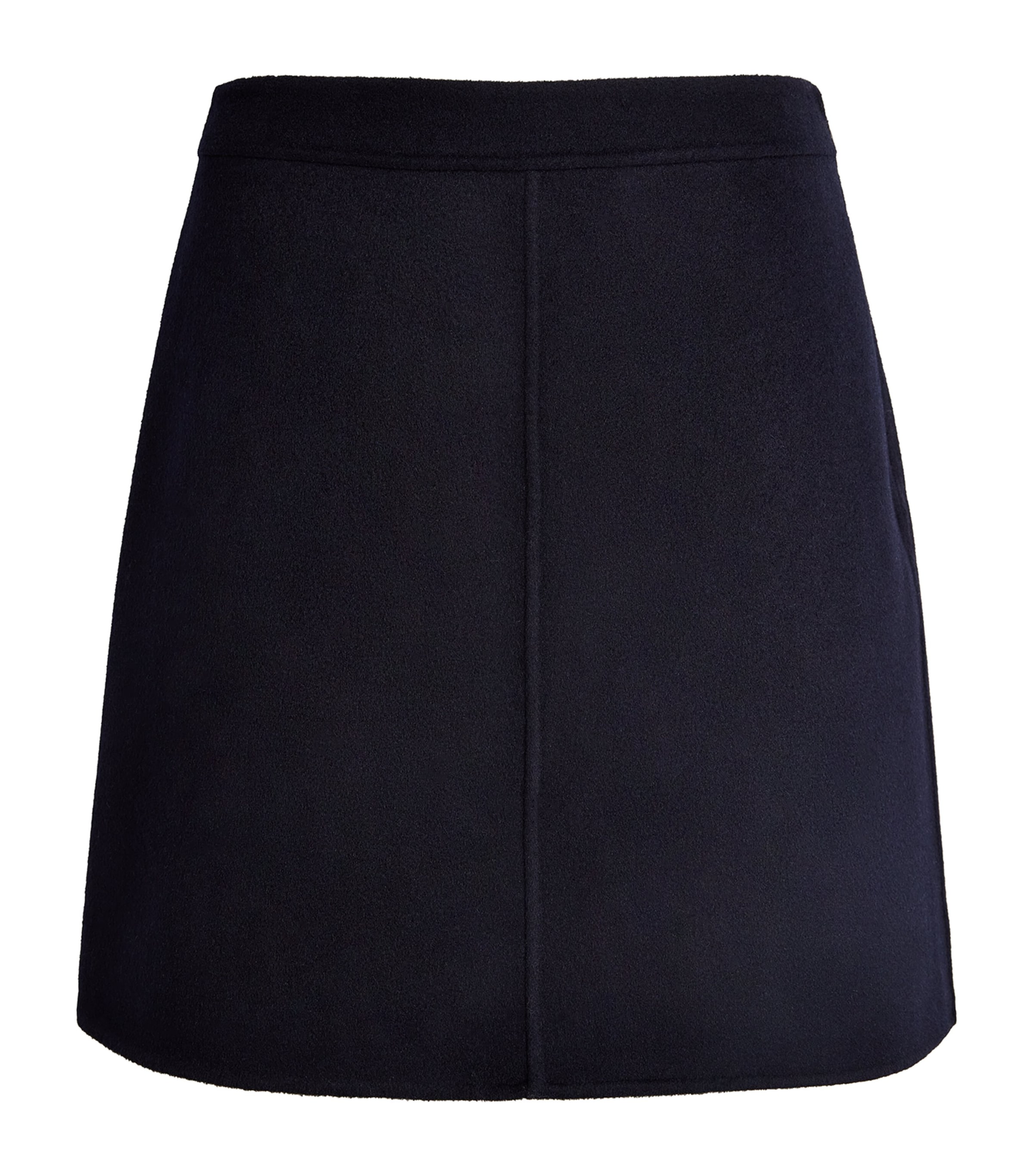 Wool Mini Skirt NAVY Image 1