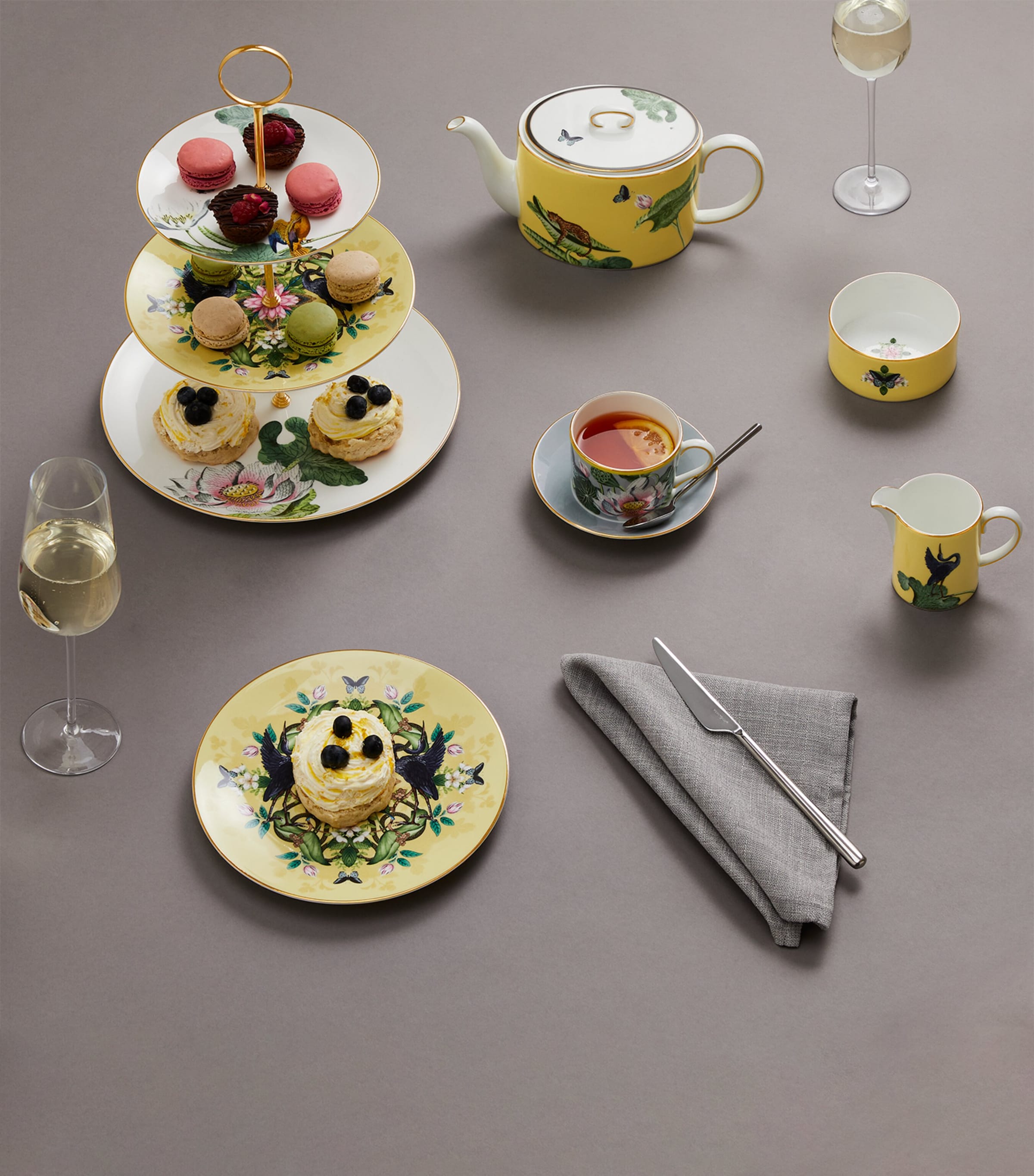 Waterlily Sugar and Creamer Set MULTI Image 2