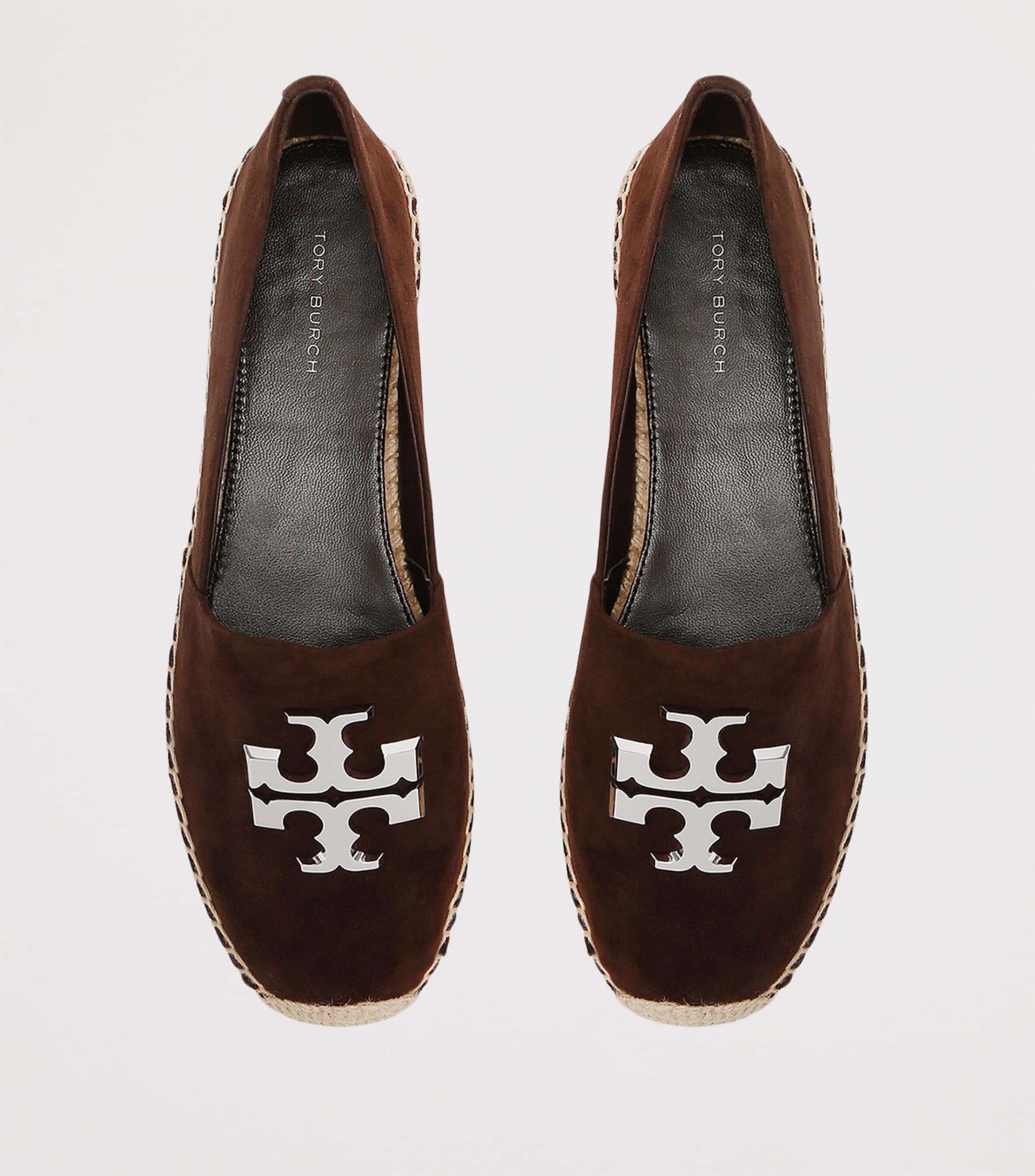 Leather Eleanor Espadrilles DARK BROWN Image 4