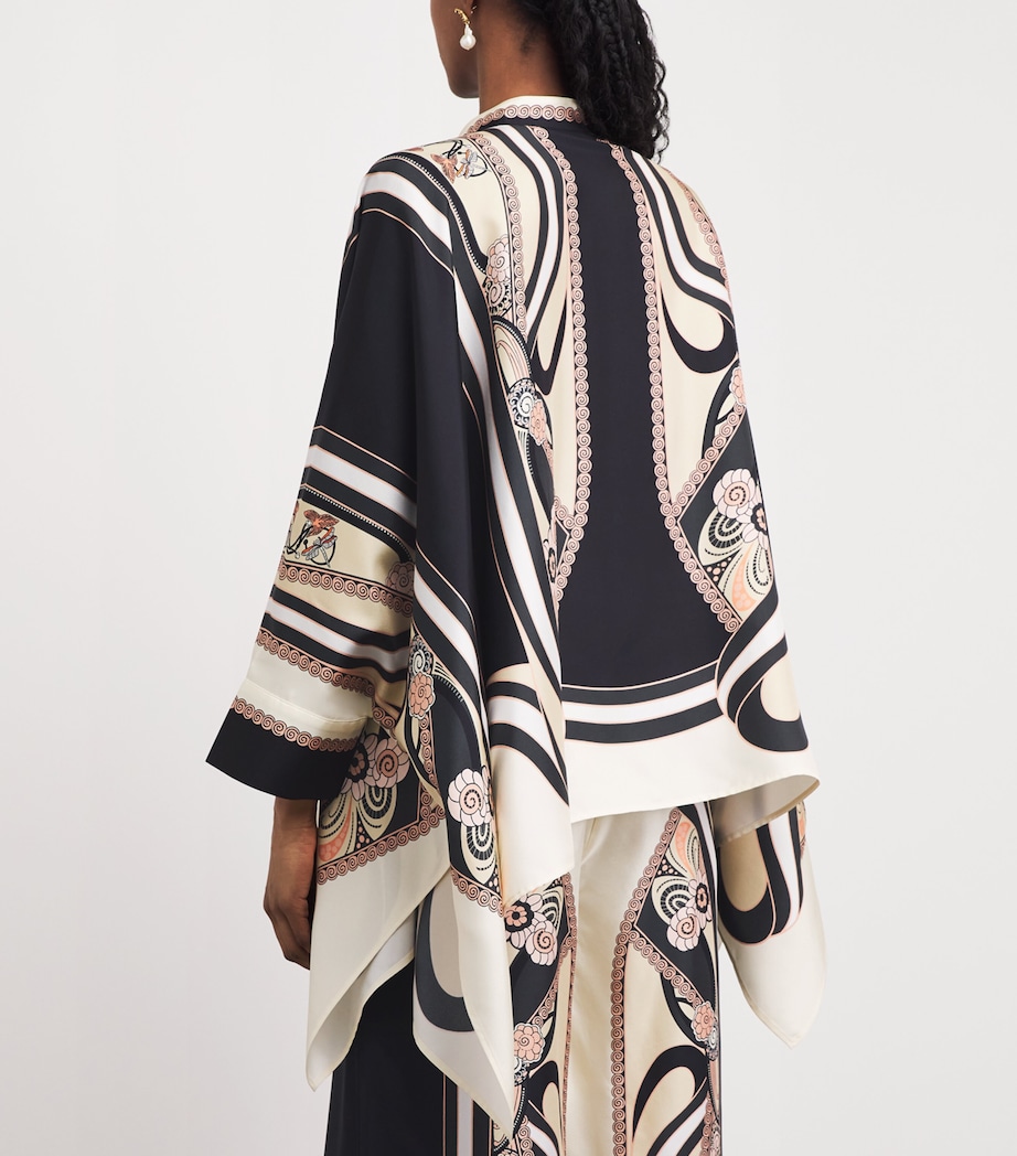 La Doublej Womens Silk Foulard Blouse Placée Image 5