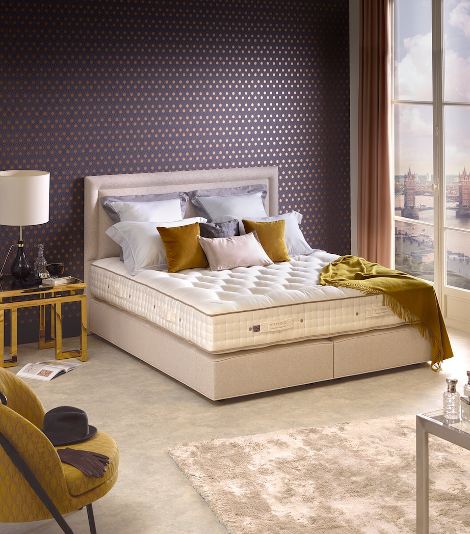 Firm Tiara Superb Mattress (150cm x 200cm) WHITE Image 2