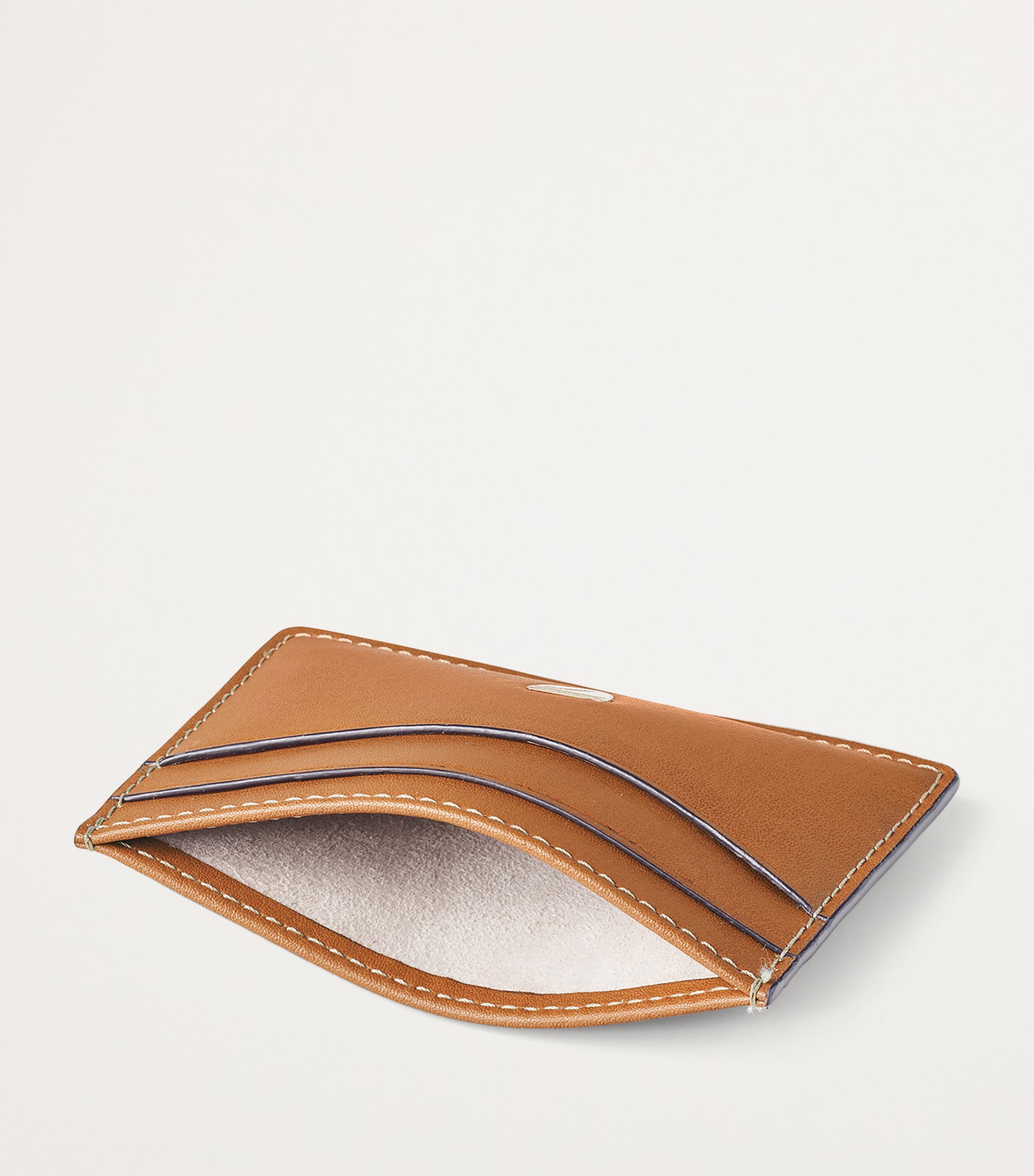 Aspinal Of London Leather Card Holder Tan Image 3