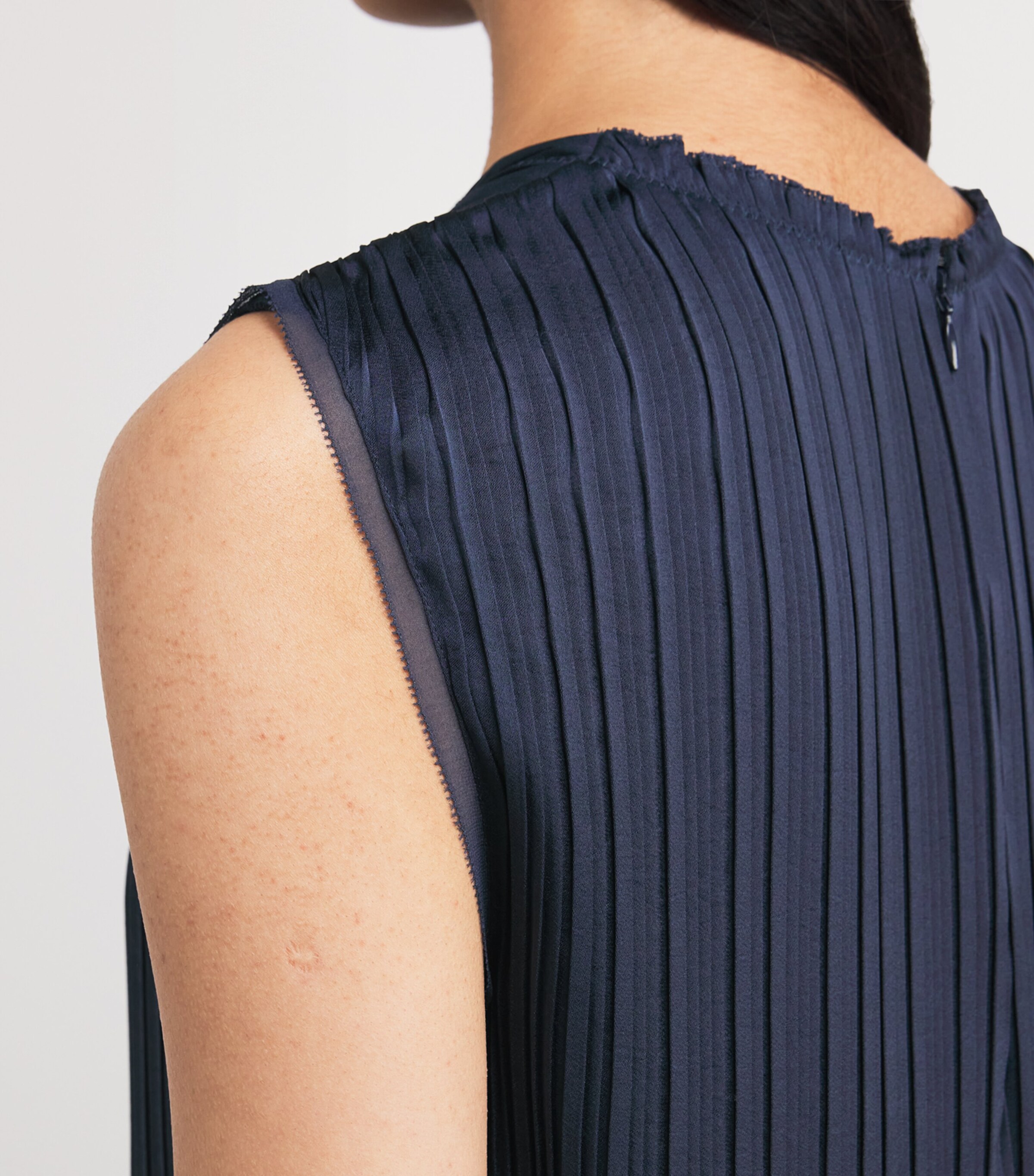 Satin Pleated Top 403CBL Image 6