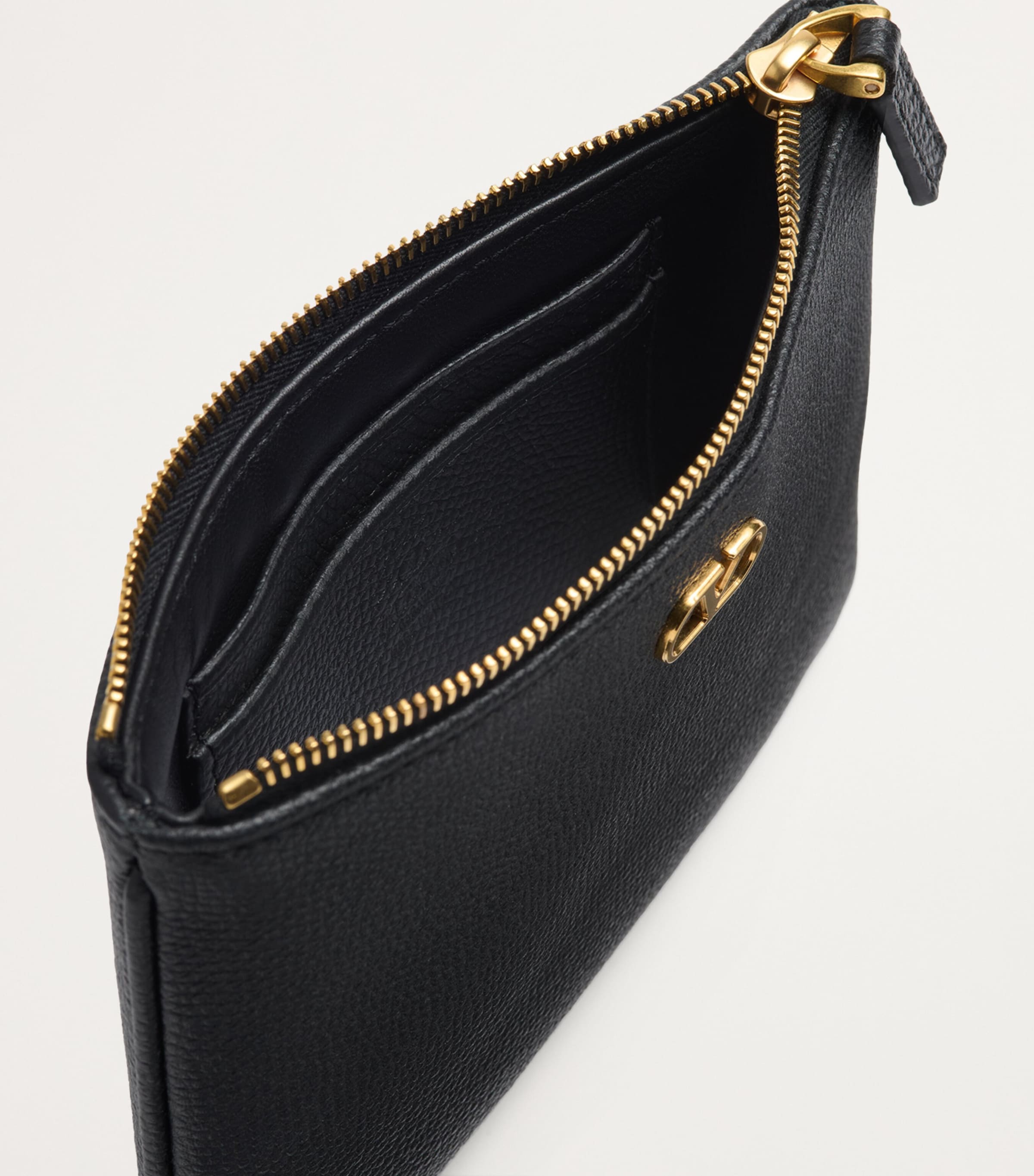 Valentino Garavani Leather VLogo Signature Pouch Image 5
