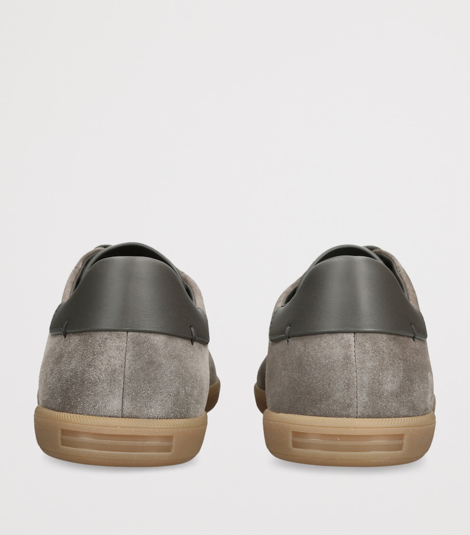 Zegna Suede 232 Sneakers Grey Image 2