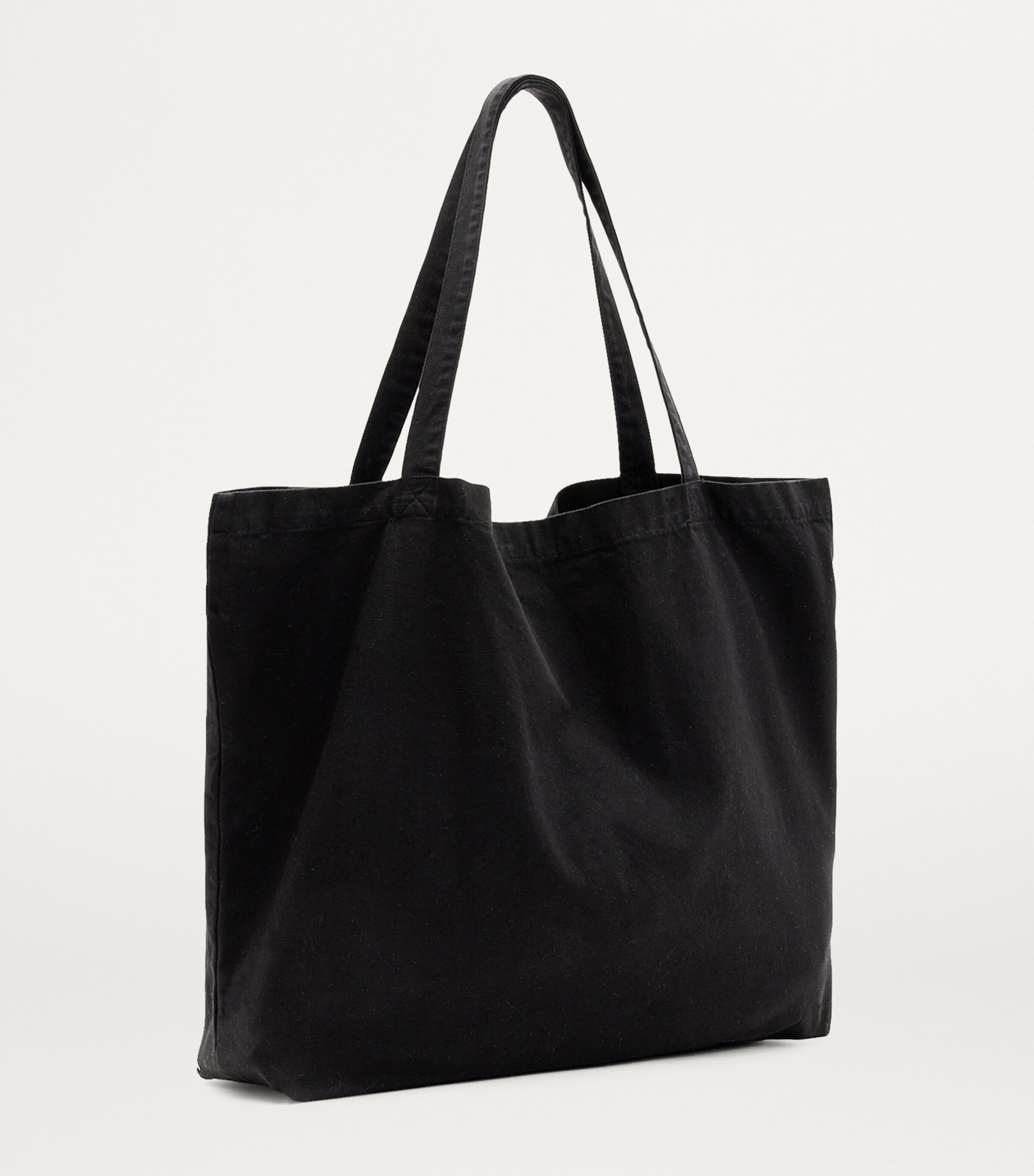 Cotton Underground Tote Bag BLACK/CHALK Image 3