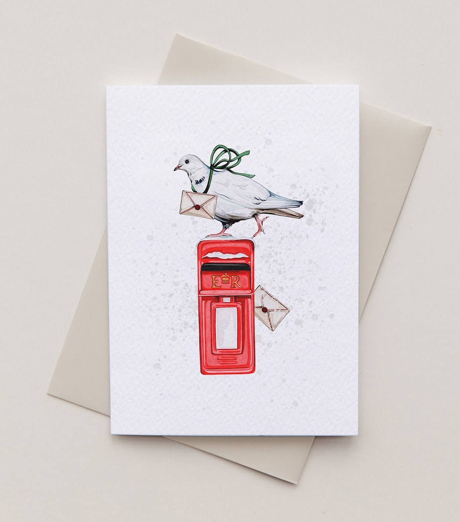 Pigeon with Mail Box Greeting Cards (Box of 6) MULTICOLOURED Image 2