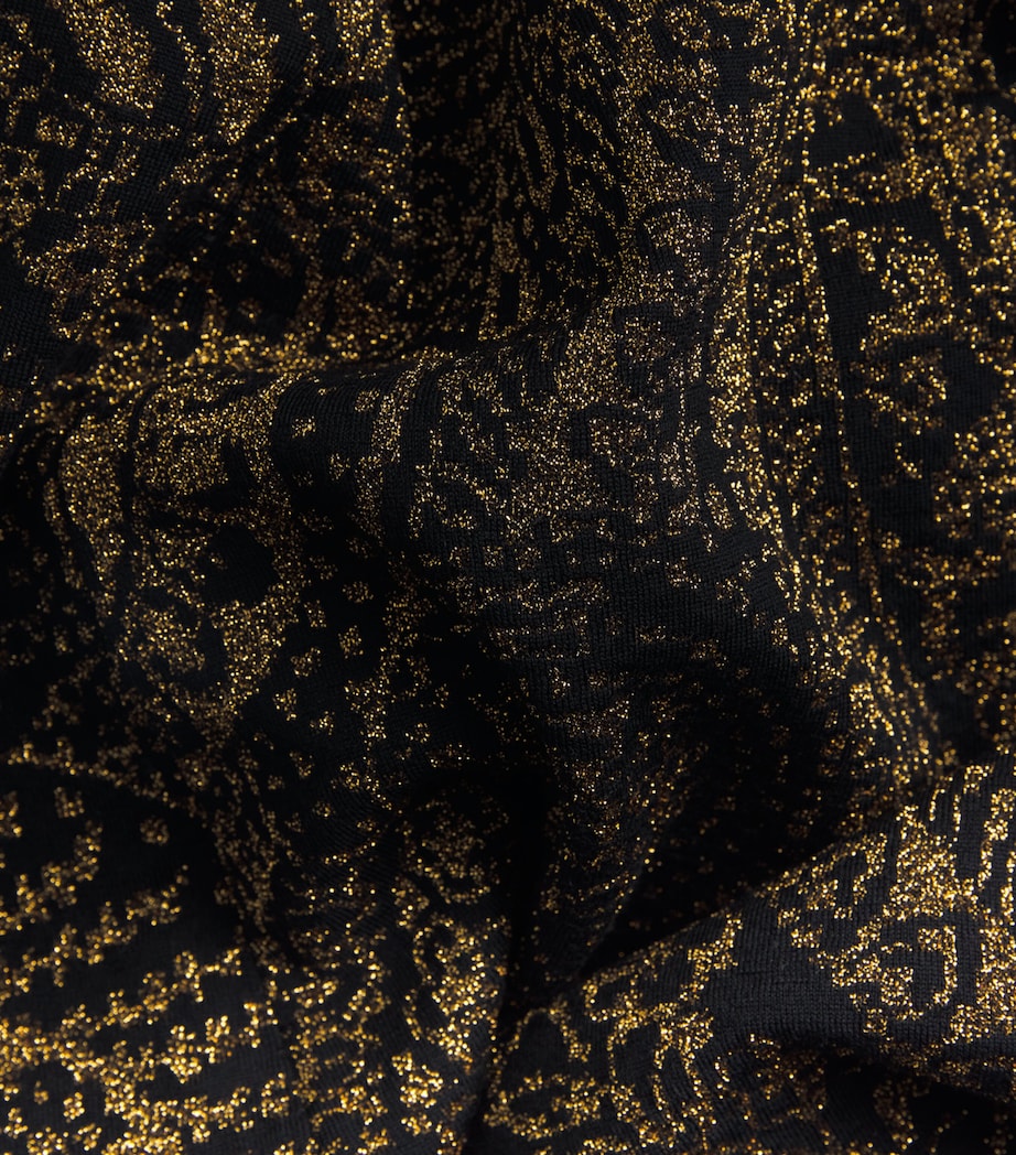 Wool-Blend Paisley Maxi Dress S9810 Image 5