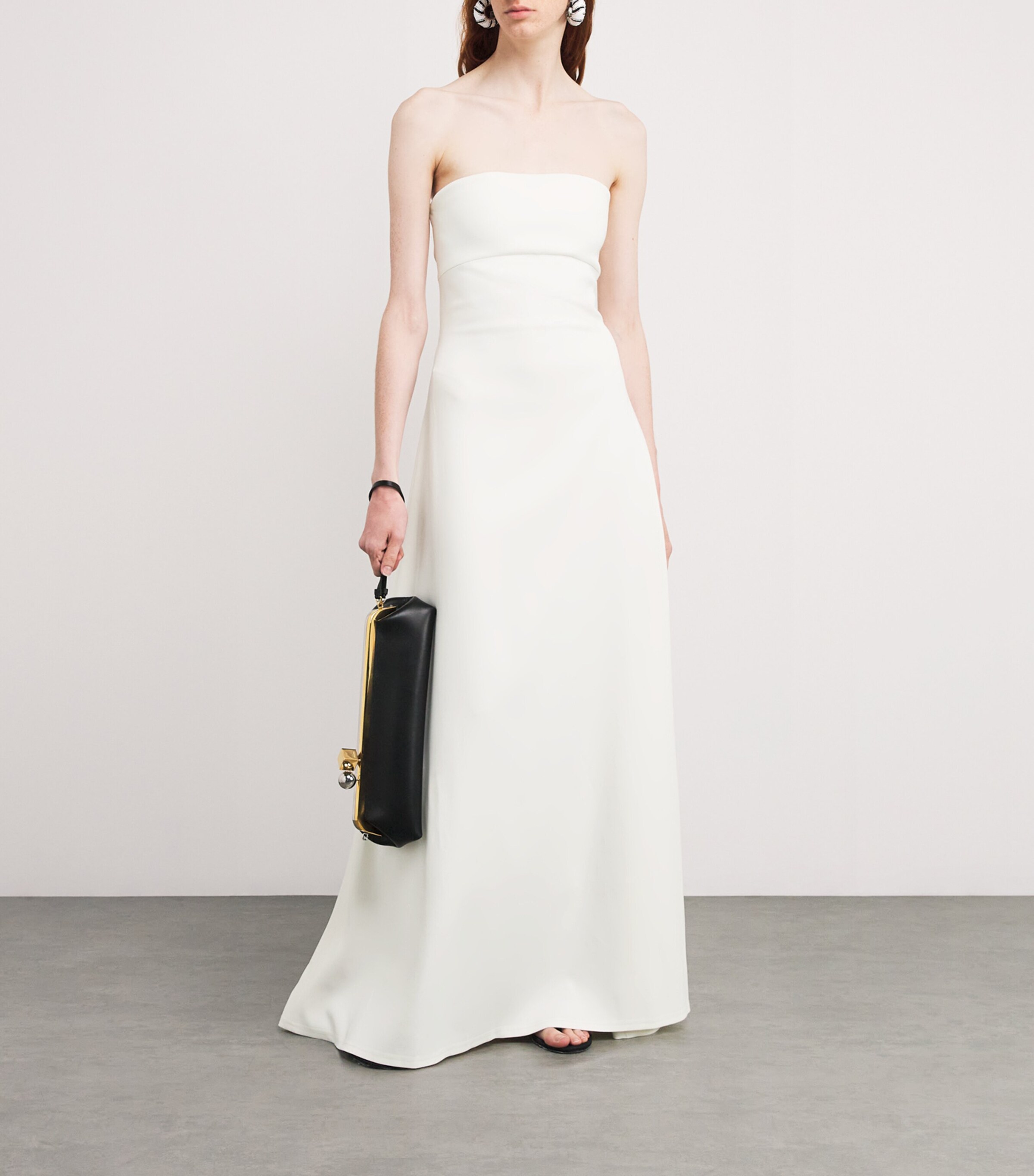 Strapless The Bustier Maxi Dress 100 WHITE Image 2