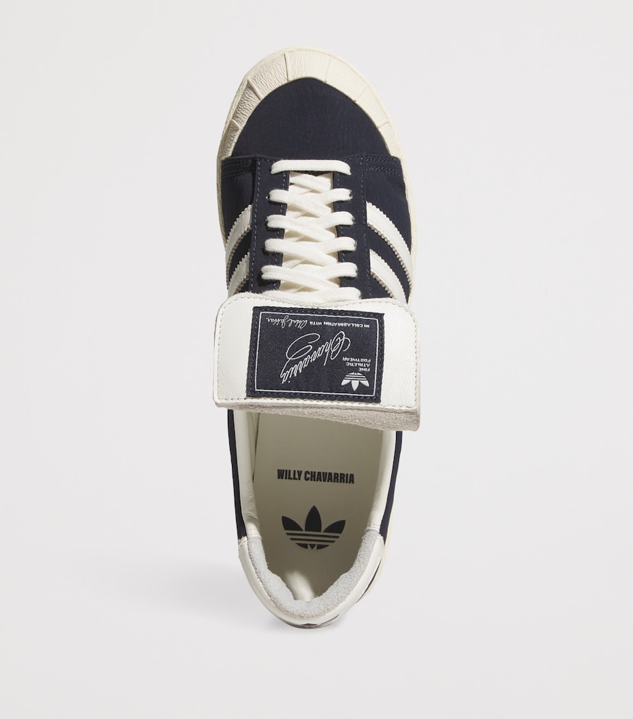 x adidas Originals Leather Jabbar Sneakers LEGEND INK/GLD MTL Image 4