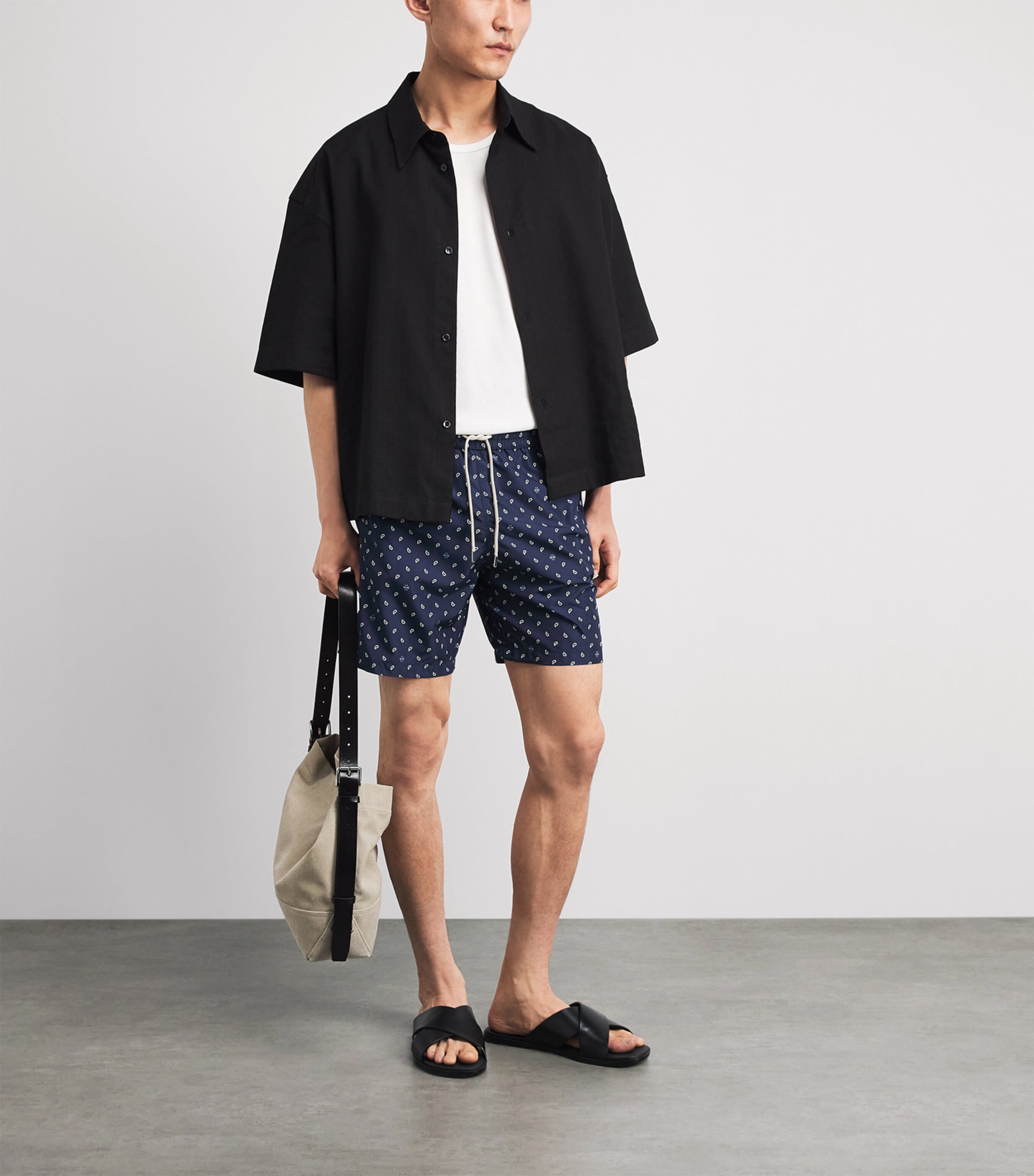 Jacob Cohën Mens Paisley Swim Shorts Blu Paisley Image 2