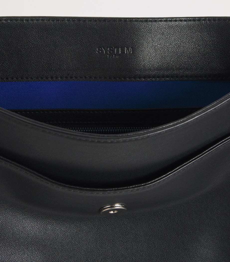 System Leather Cross-Body Bag Black Image 5