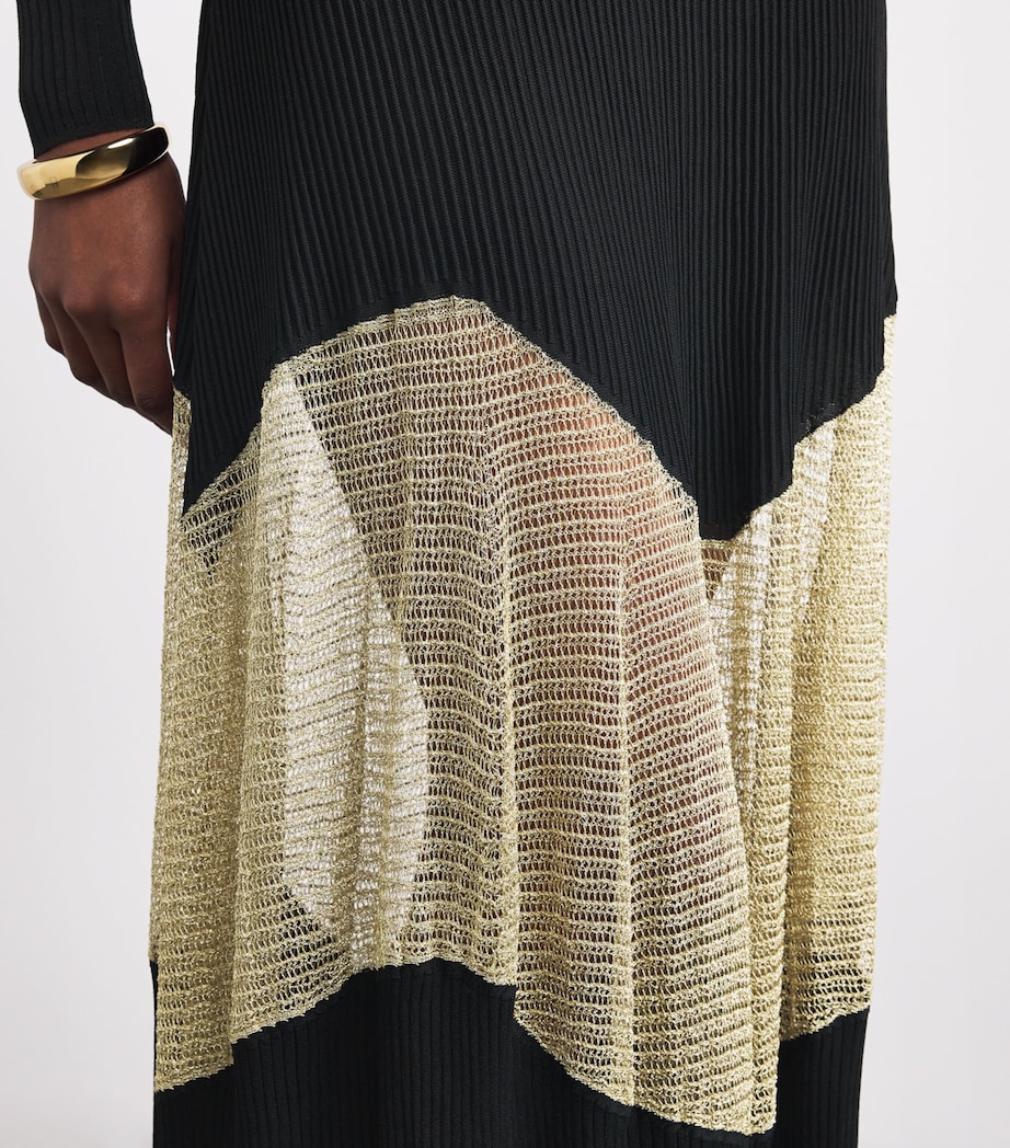 Roanne Maxi Dress GOLD NOIR Image 4