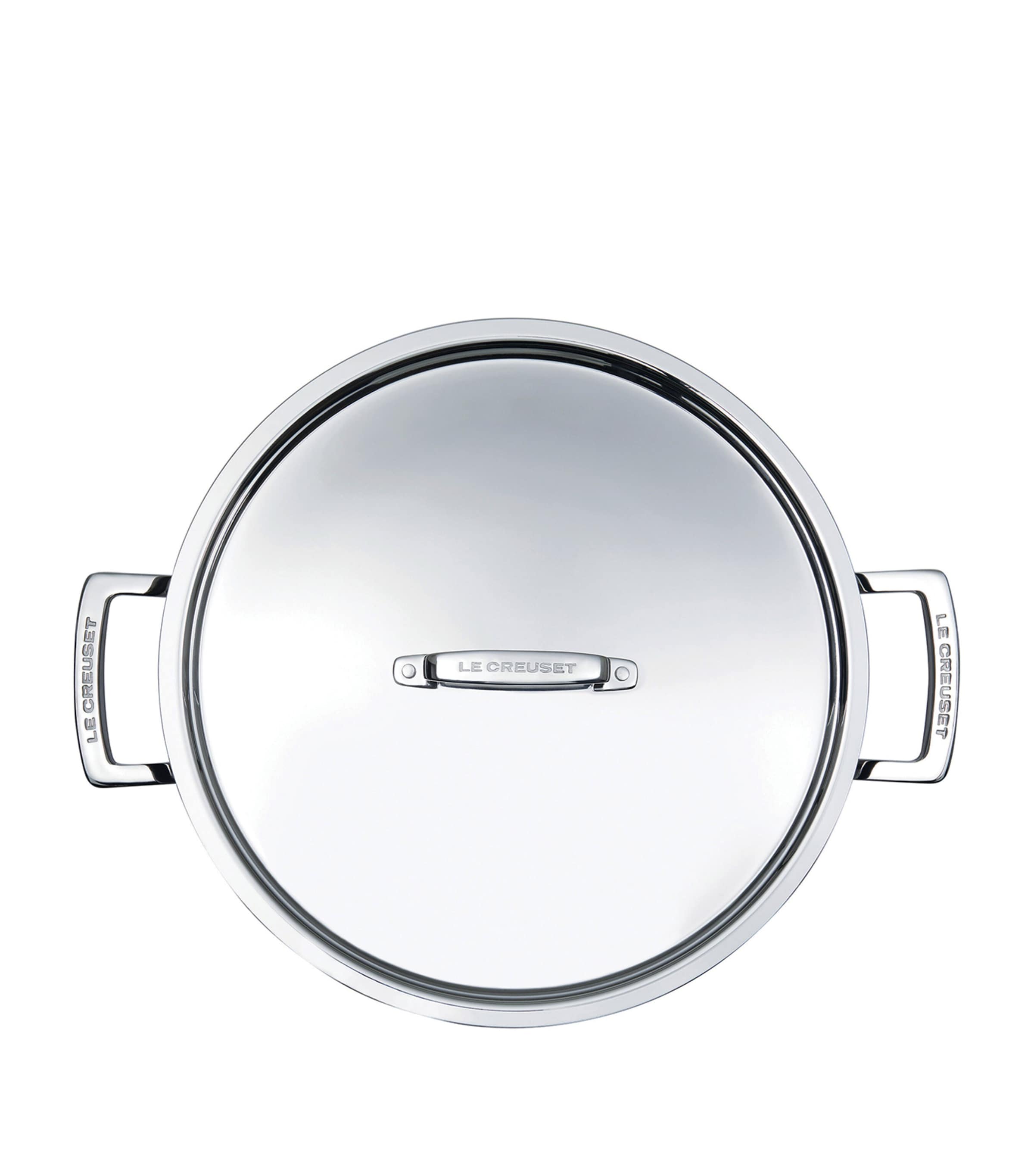 Le Creuset 3-Ply Stainless Steel Sauté Pan (28cm) Steel Image 3