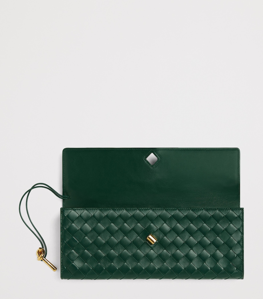 Bottega Veneta Intrecciato Leather Andiamo Clutch Bag Image 4