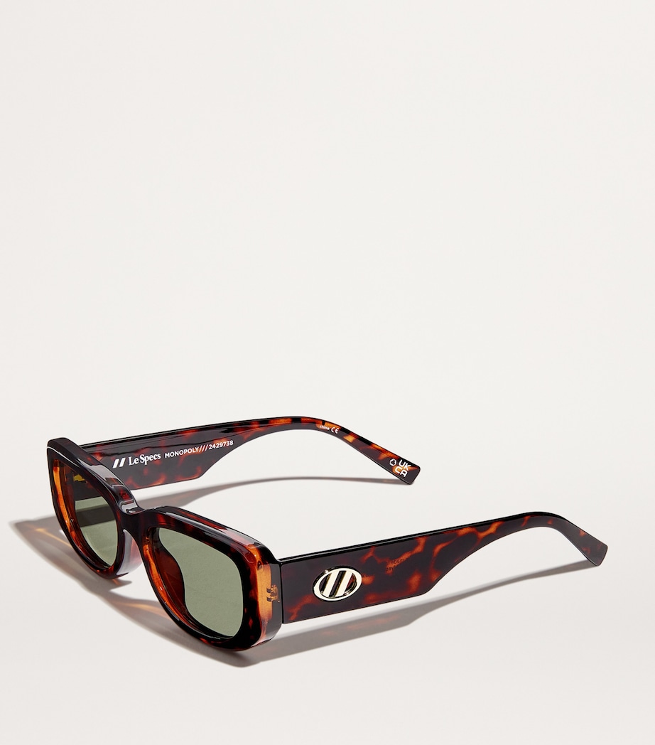 Le Specs Monopoly Sunglasses Tort Khaki Image 2