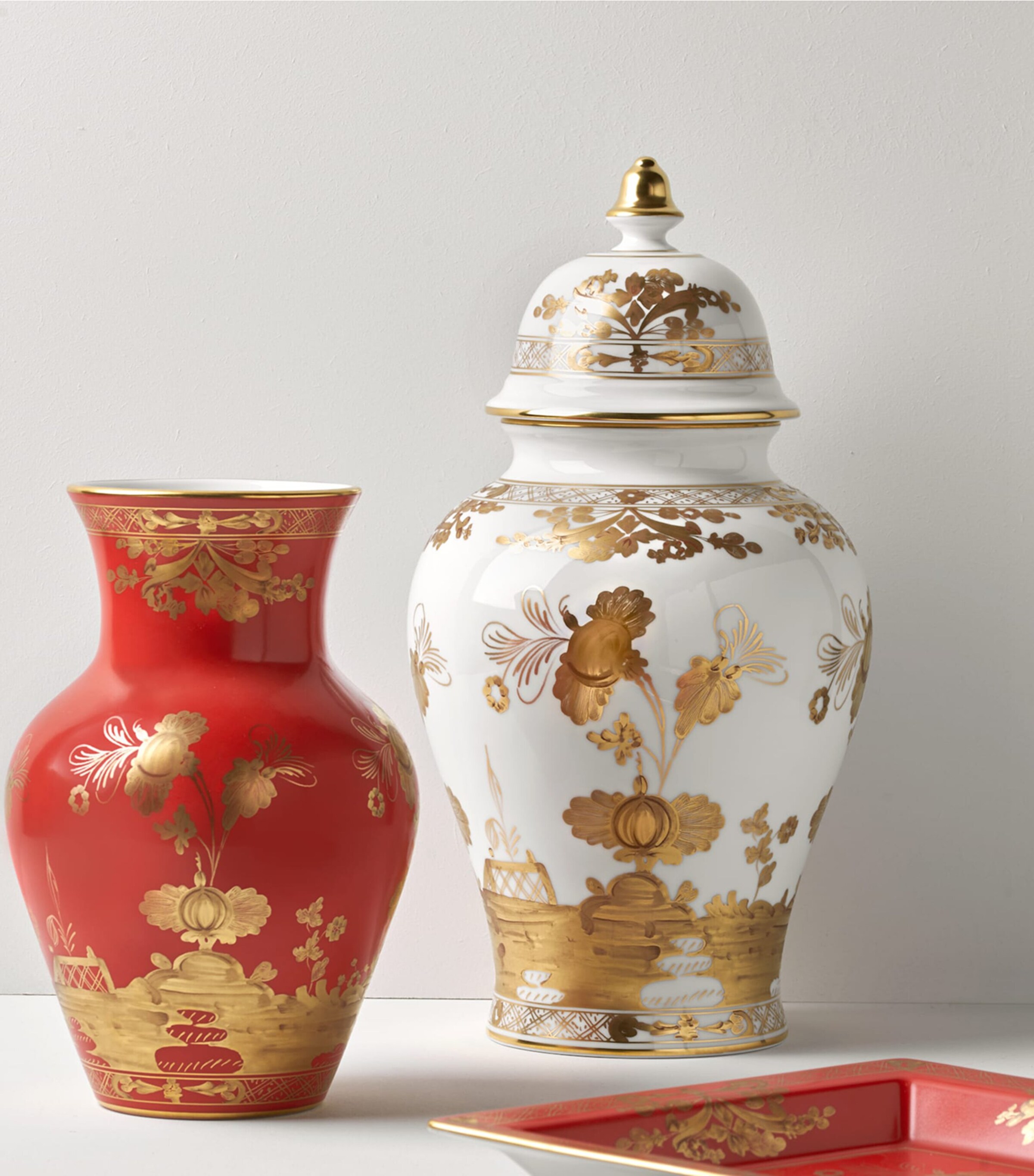 GINORI 1735 Porcelain Potiche Vase (5.5L) Image 3