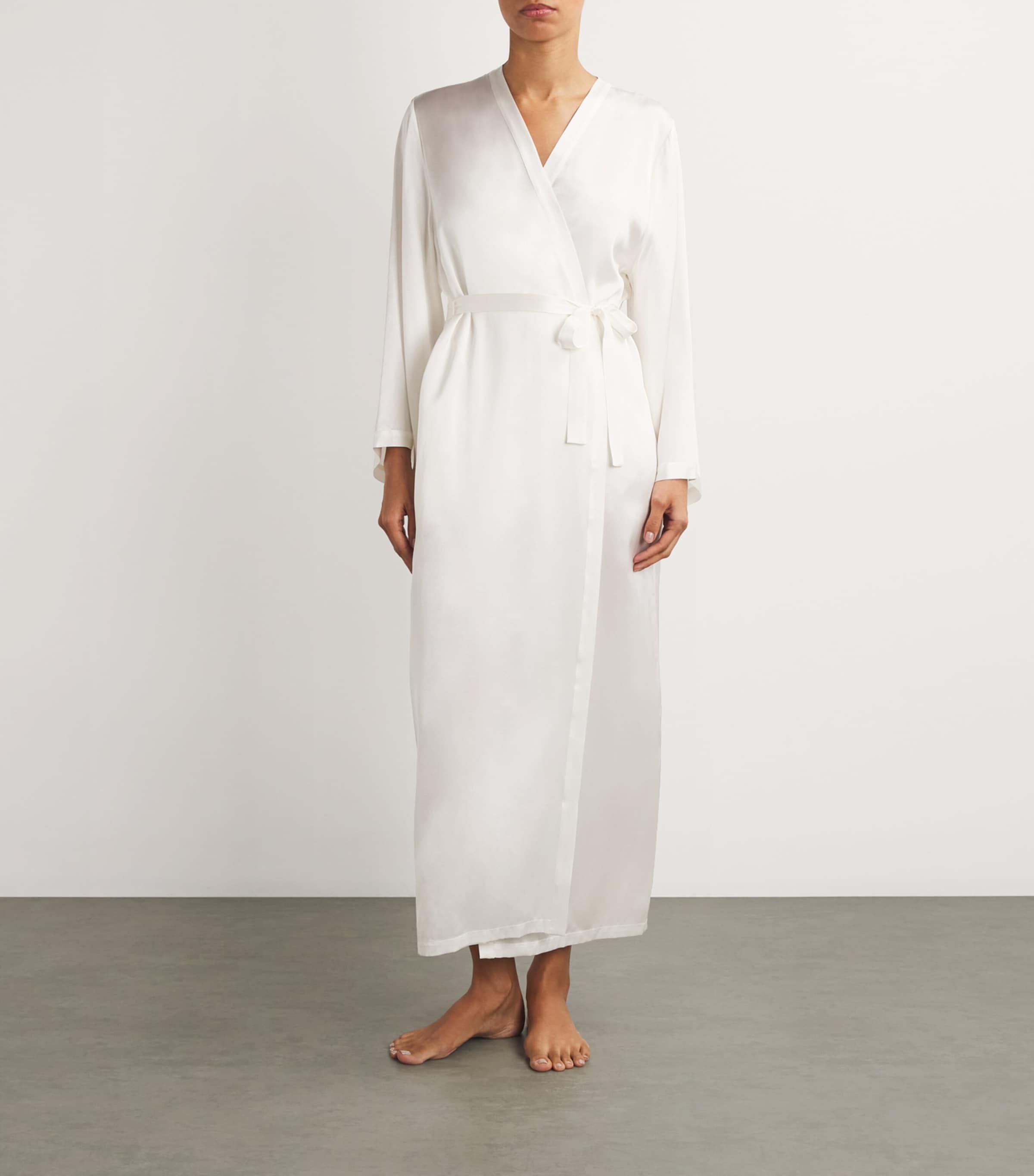 Silk Longline Tracy Robe NATUREL Image 2